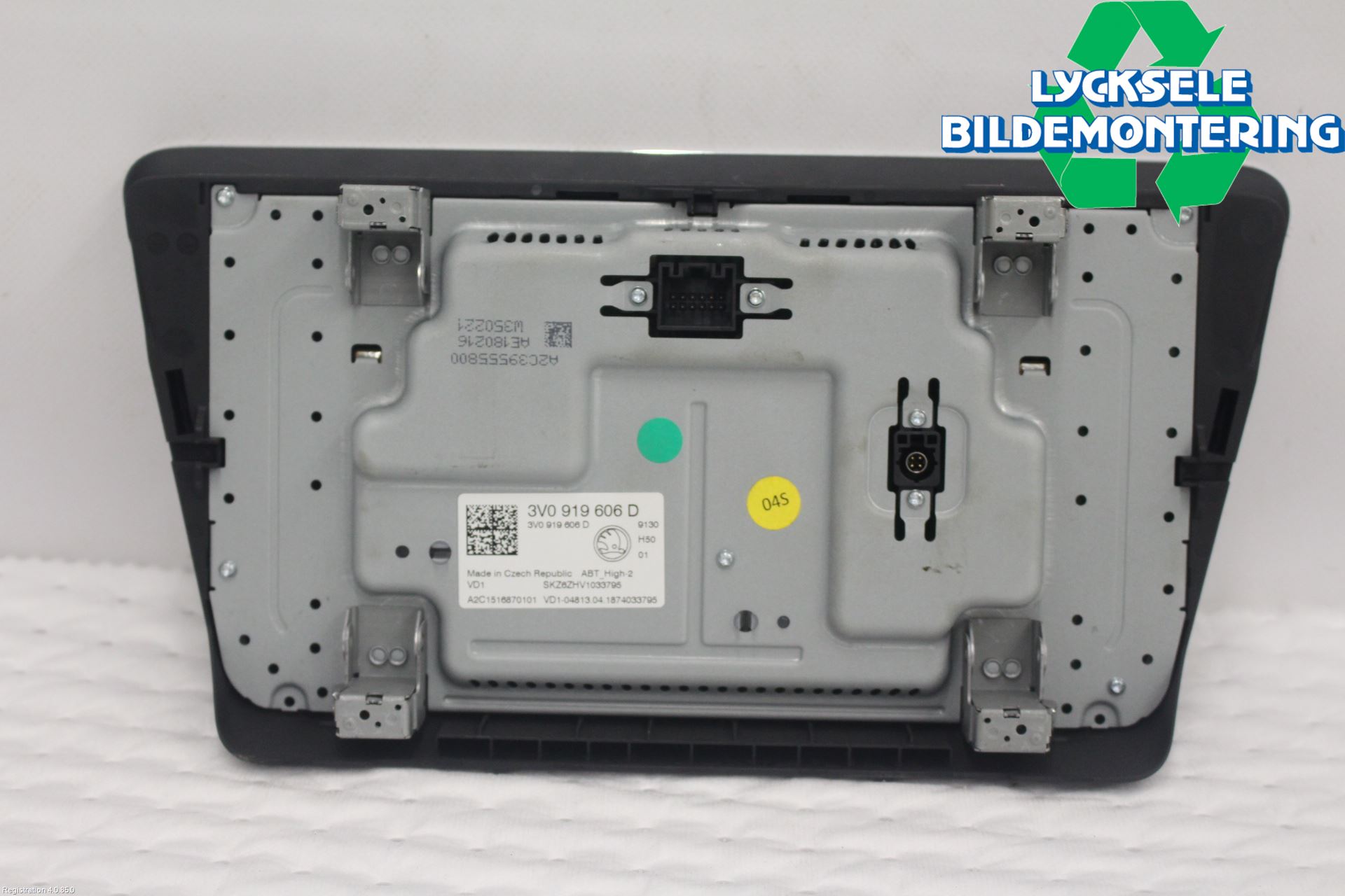 Skoda SUPERB 16-24 Multifunktionsdisplay