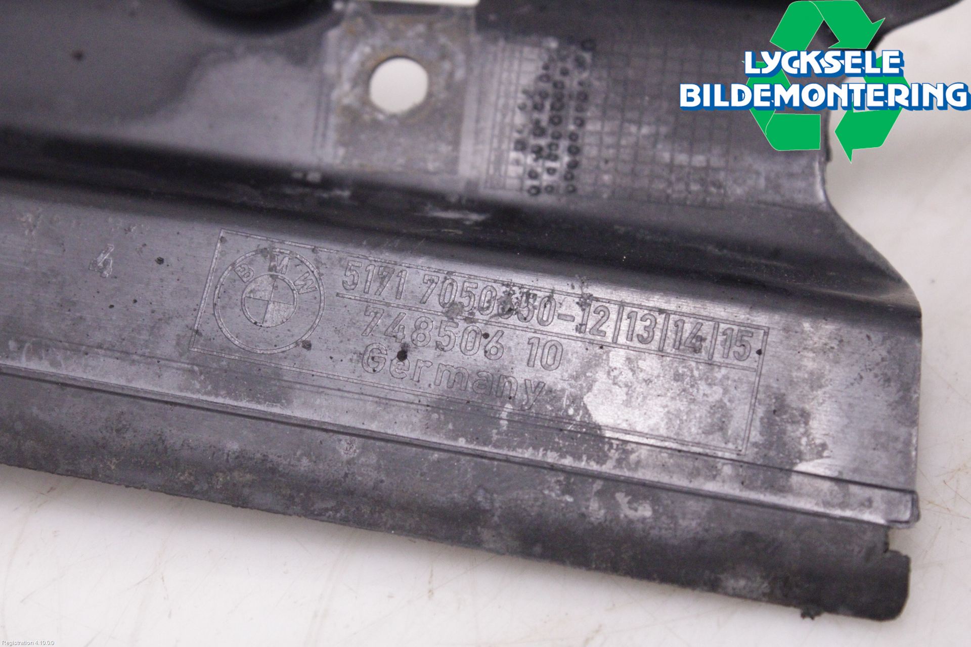 BMW 5 E60/61 Sed/Tou 02-10 Deflektor Plåt-Plast Kylning