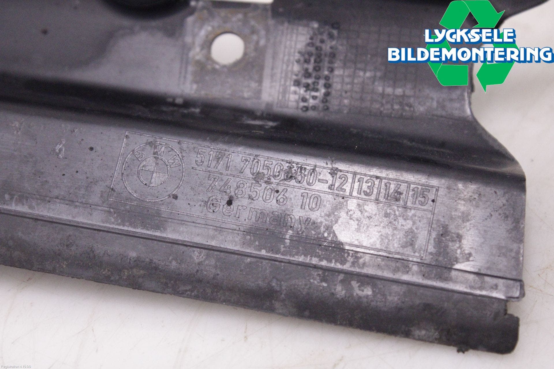 BMW 5 E60/61 Sed/Tou 02-10 Deflektor Plåt-Plast Kylning