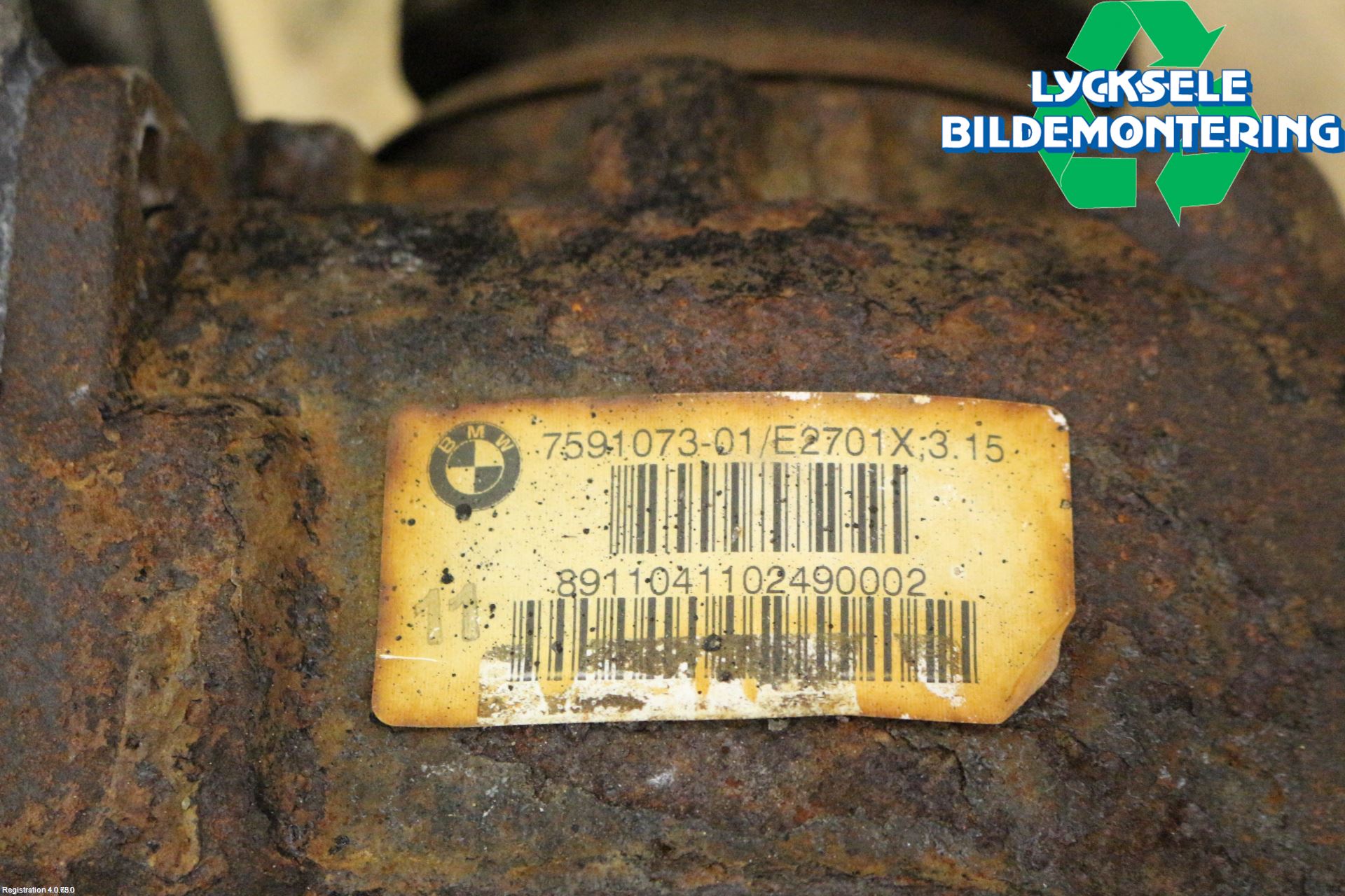 BMW 3 E90/91 SED/TOU 05-12 Bakväxel-Diff