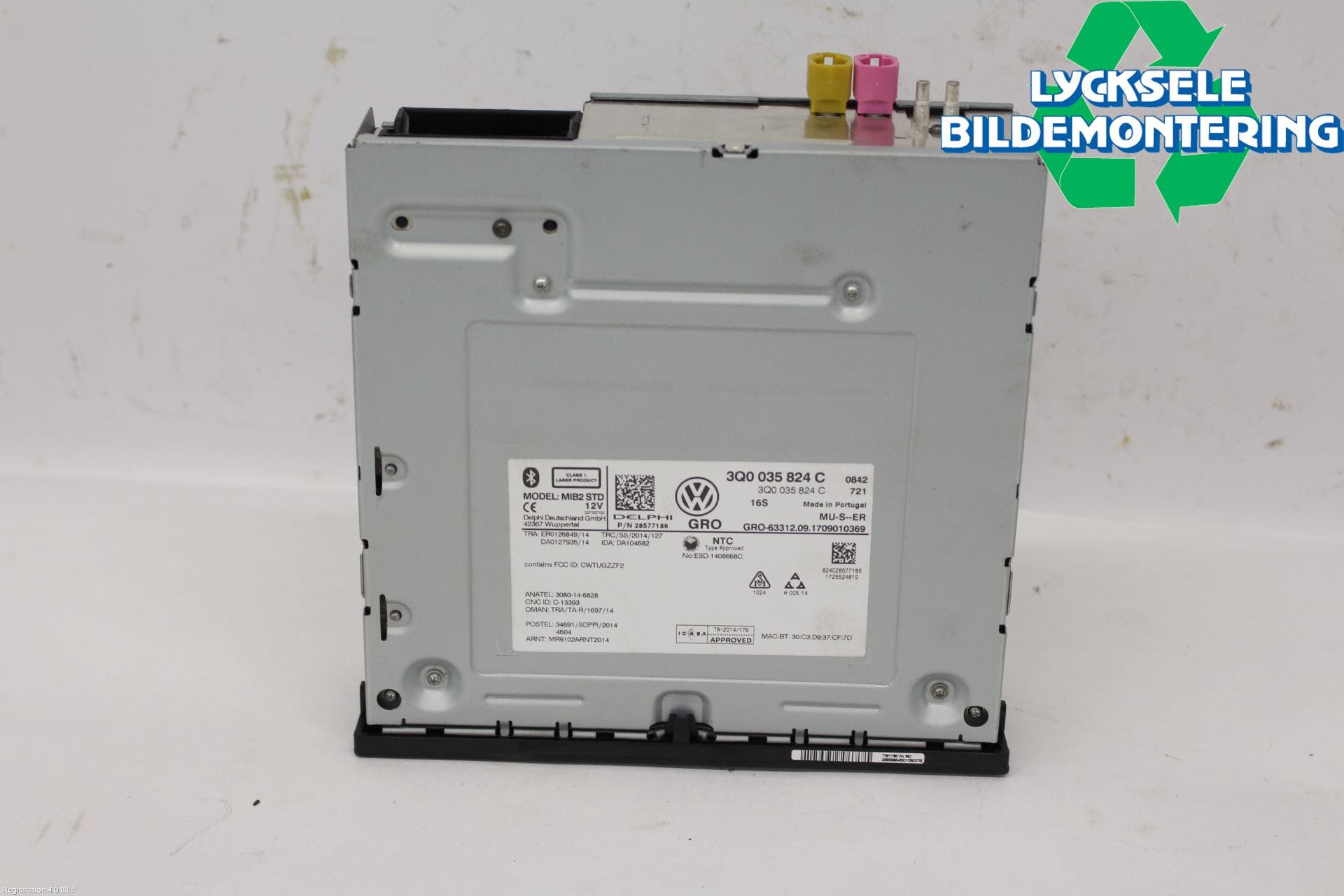 Volkswagen VW TIGUAN 16-24 Cd Radio - Multimediapanel