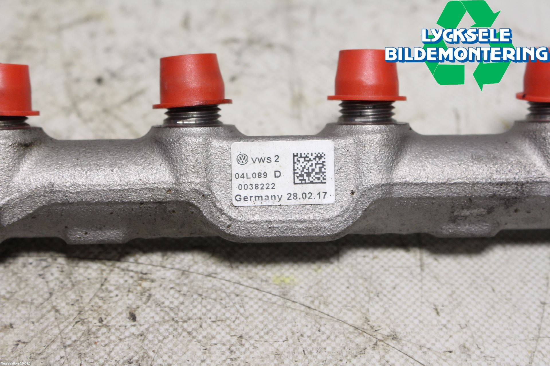 Volkswagen VW GOLF / E-GOLF VII 13-20 Inj. Fuelrail