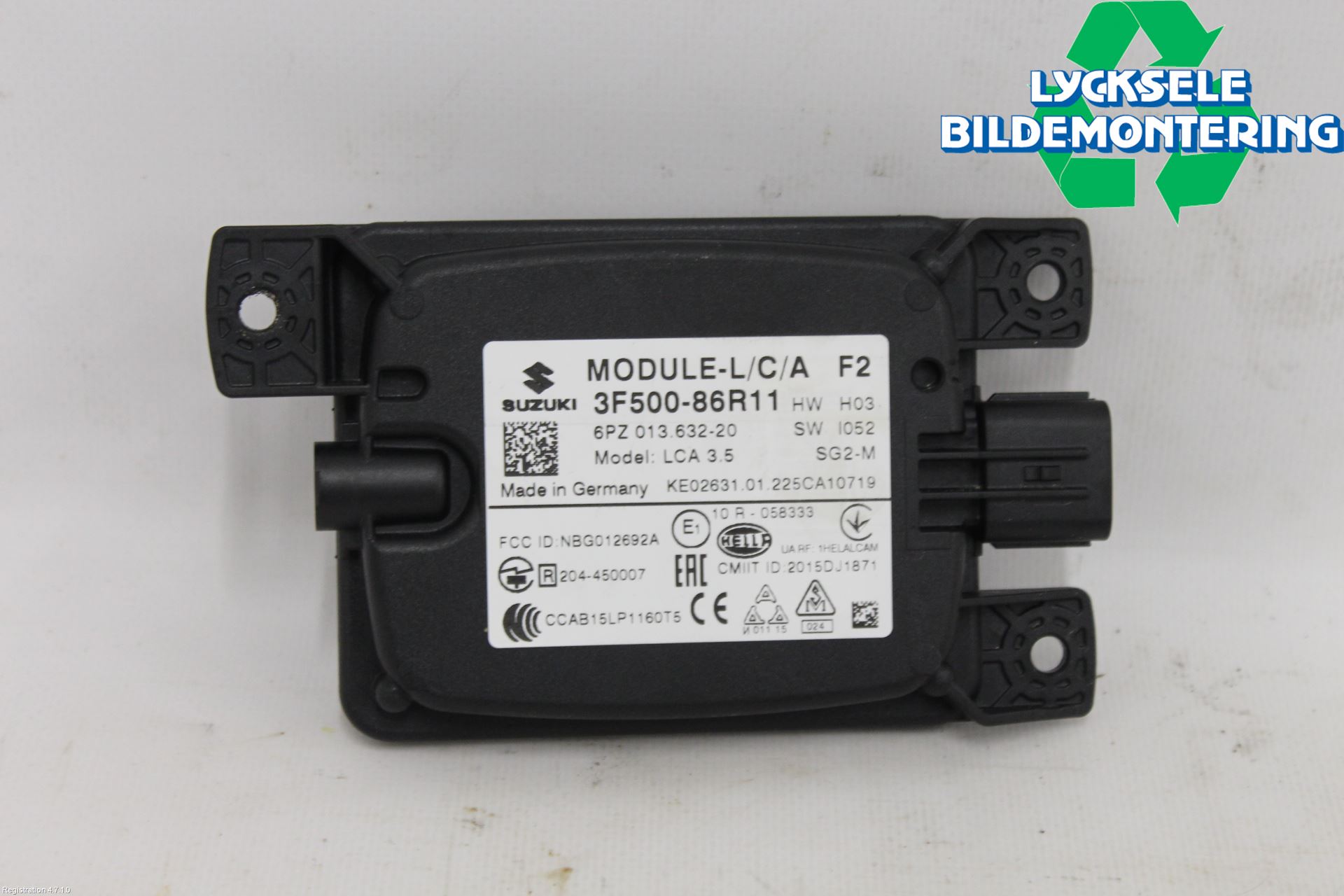 Suzuki VITARA 15- Sensor Aktivt Kollisionsskydd