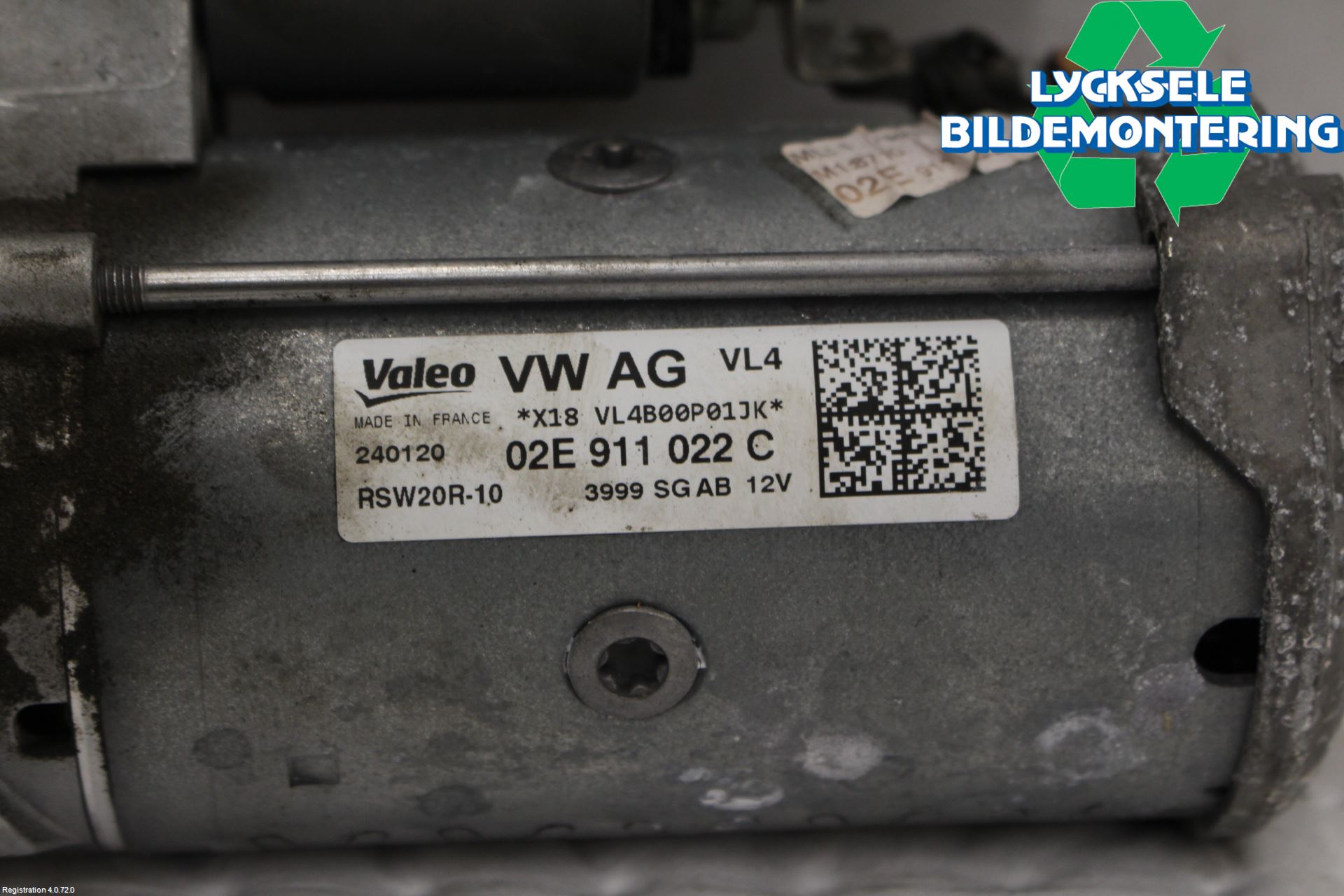 Volkswagen VW GOLF / E-GOLF VII 13-20 Startmotor Diesel