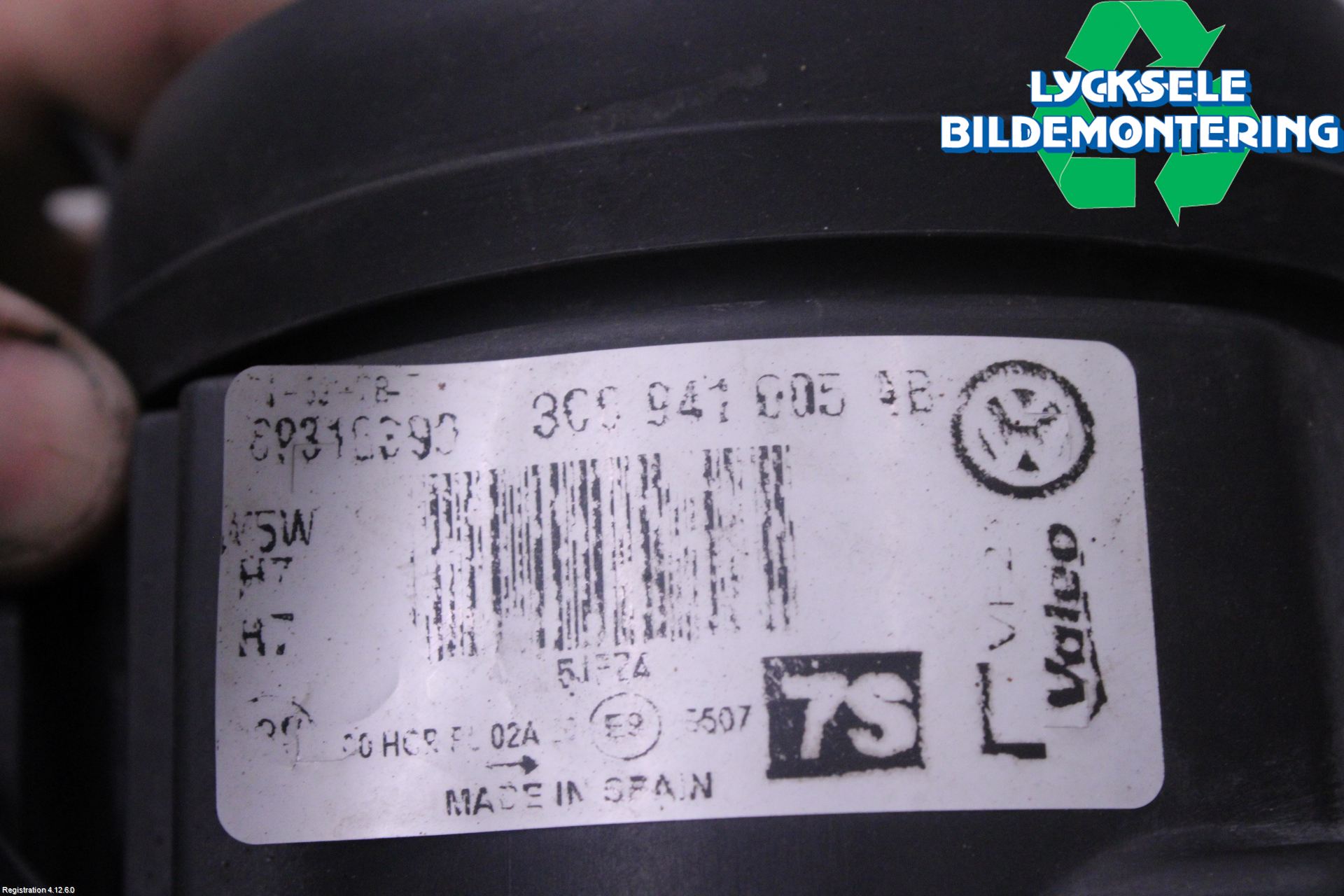 Volkswagen VW PASSAT 05-11 Strålkastare Vänster