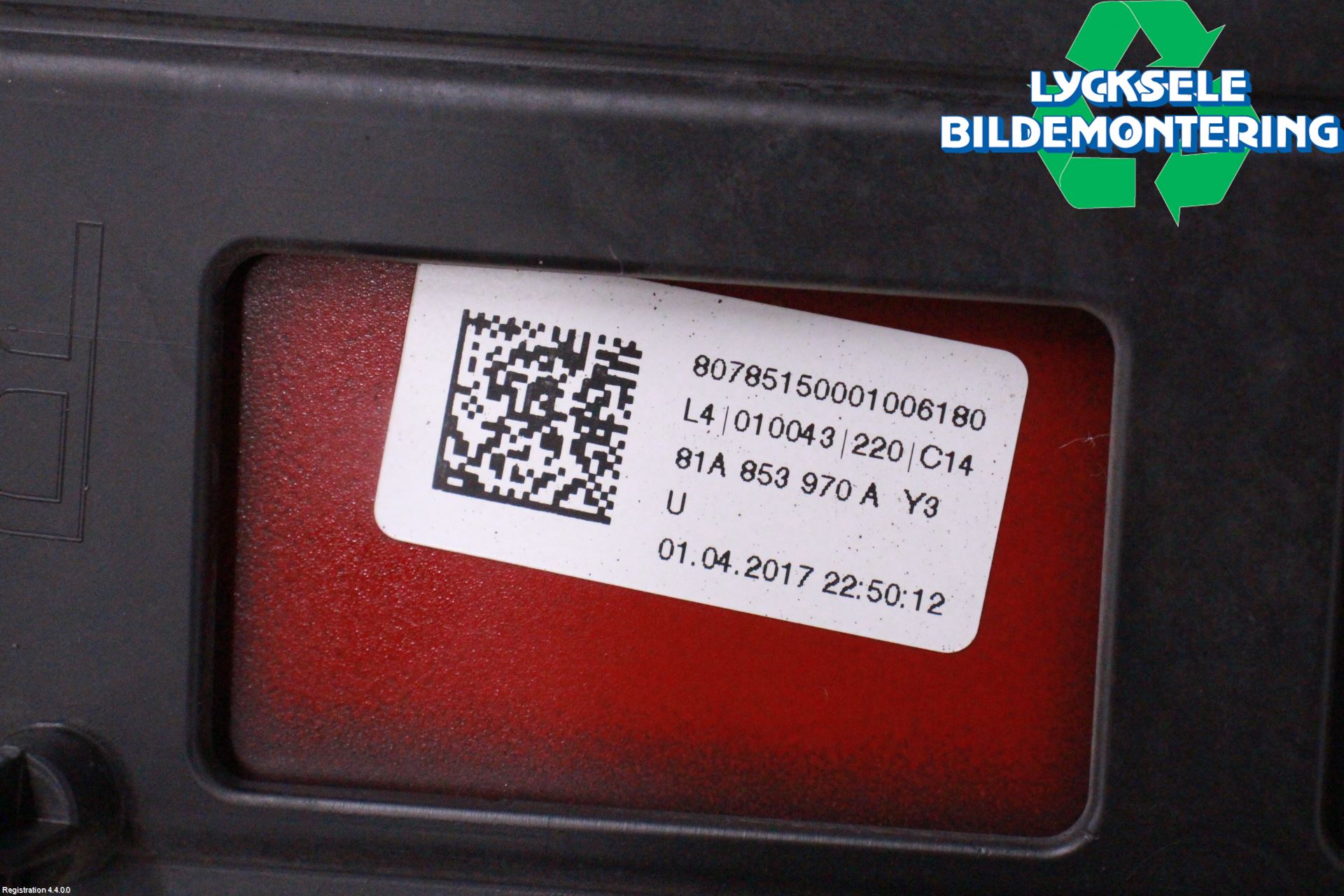 Audi Q2/SQ2 17- Dörr Dekorlist Bak Hö