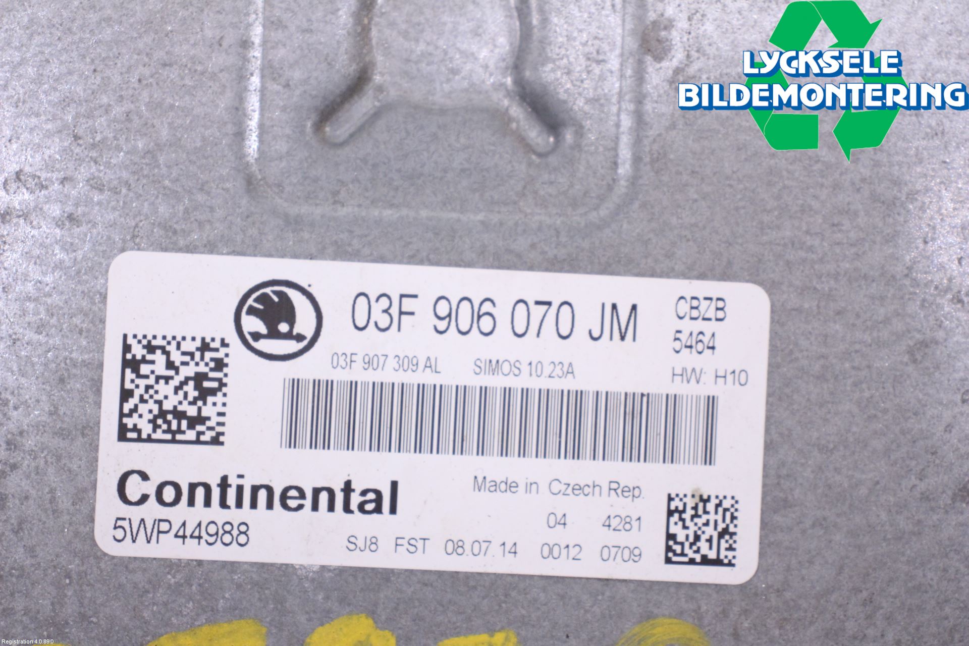 Skoda RAPID Styrenhet Insprut Bensin