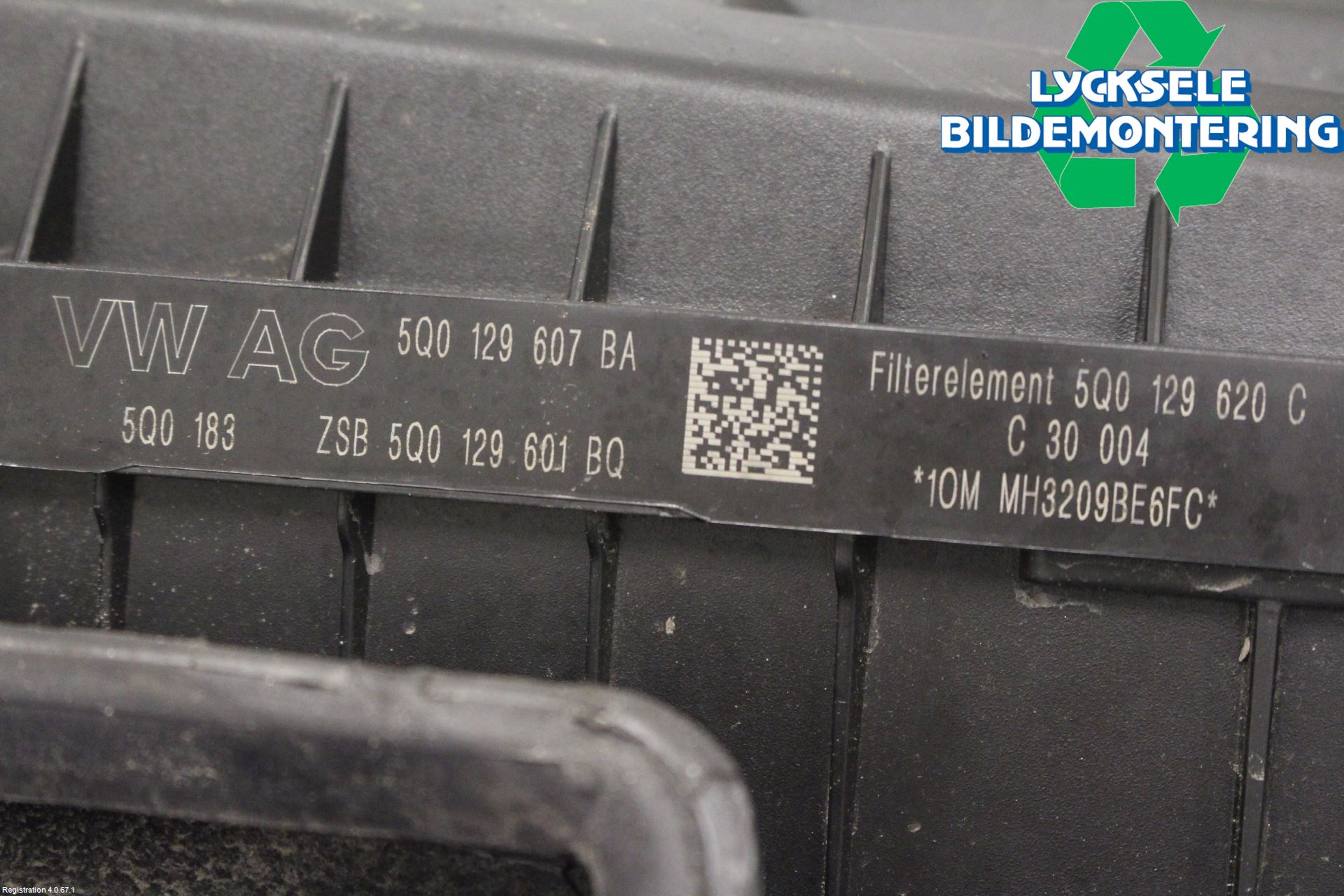 Volkswagen VW ARTEON 17- Luftrenare