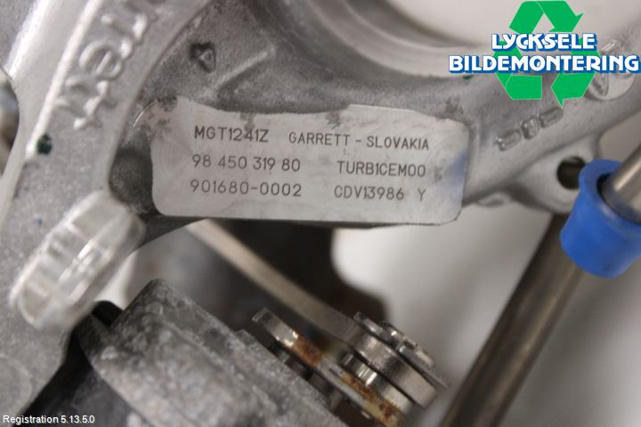 Opel CORSA F, CORSA-E 20- Turboaggregat