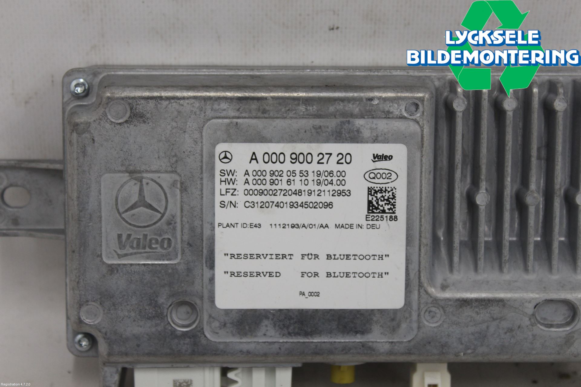 Mercedes-Benz MB C-KLASS (W205) 14-21 Styrenhet Parkeringshjälp