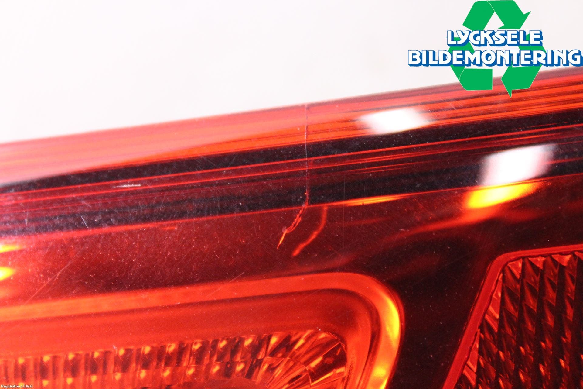 Nissan QASHQAI 14-17 Bakljus Lucka Vä