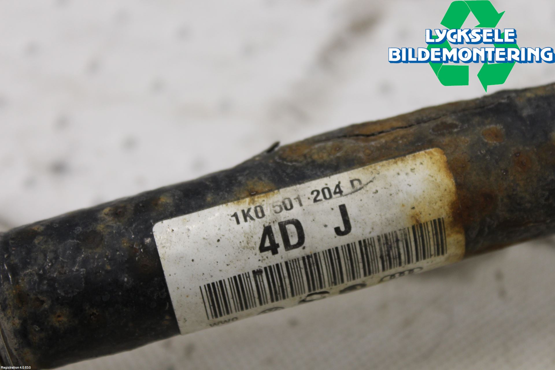 Volkswagen VW TIGUAN 07-16 Drivaxel Bak Höger