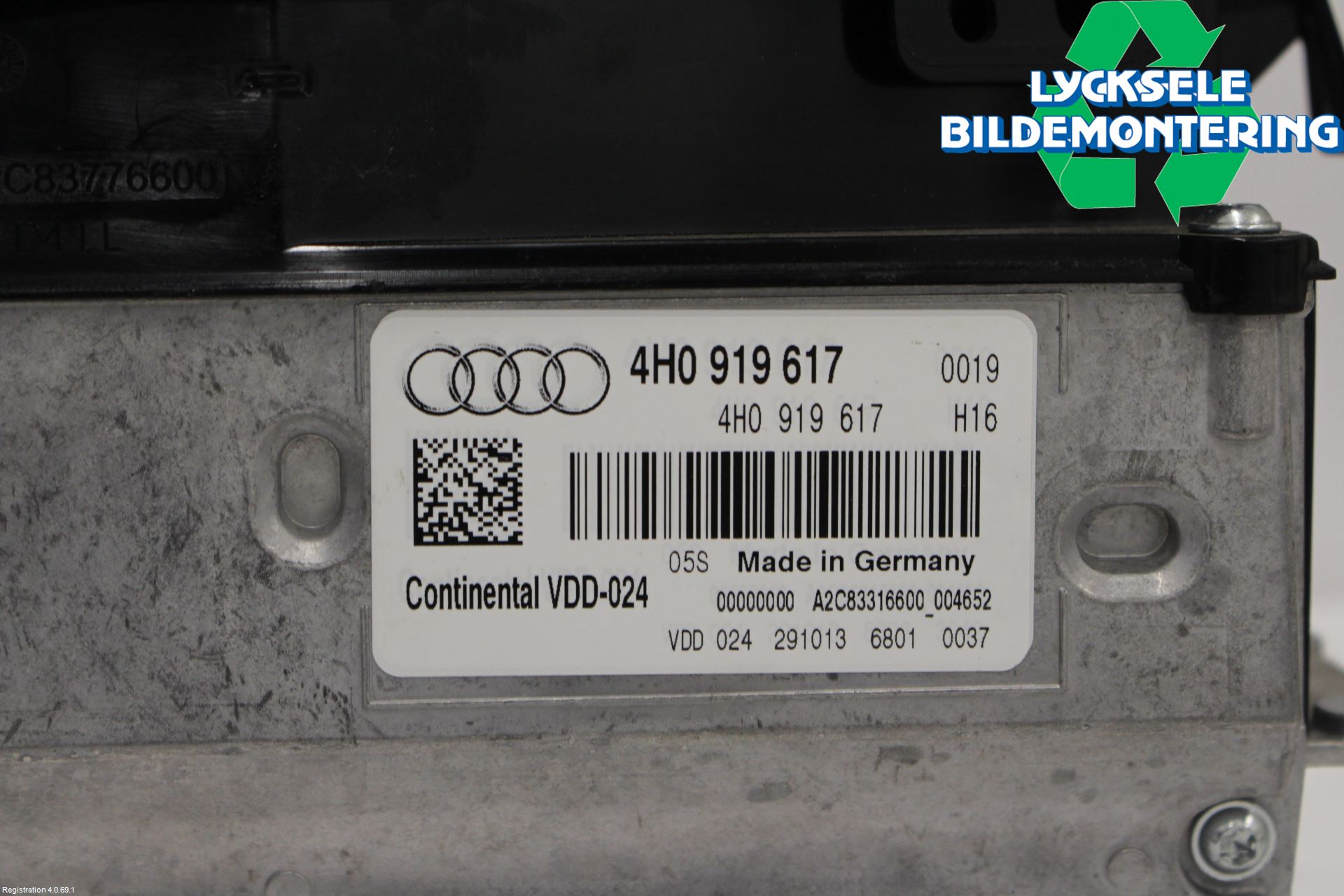 Audi A8/S8 4H 10-17 Styrenhet Övrigt