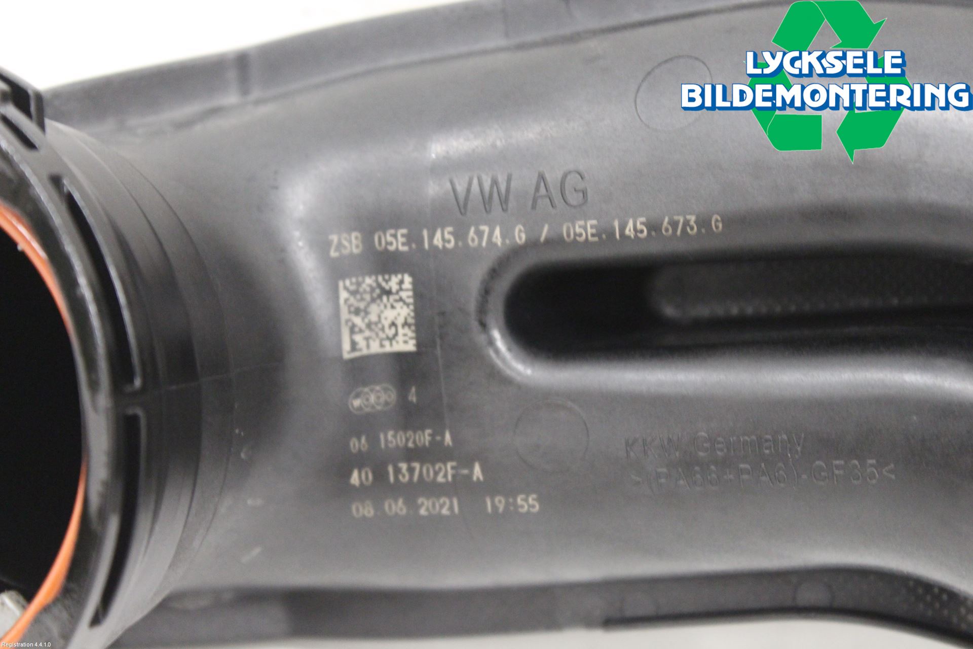 Volkswagen VW GOLF / E-GOLF VIII 20- Laddluft-Intercoolerrör