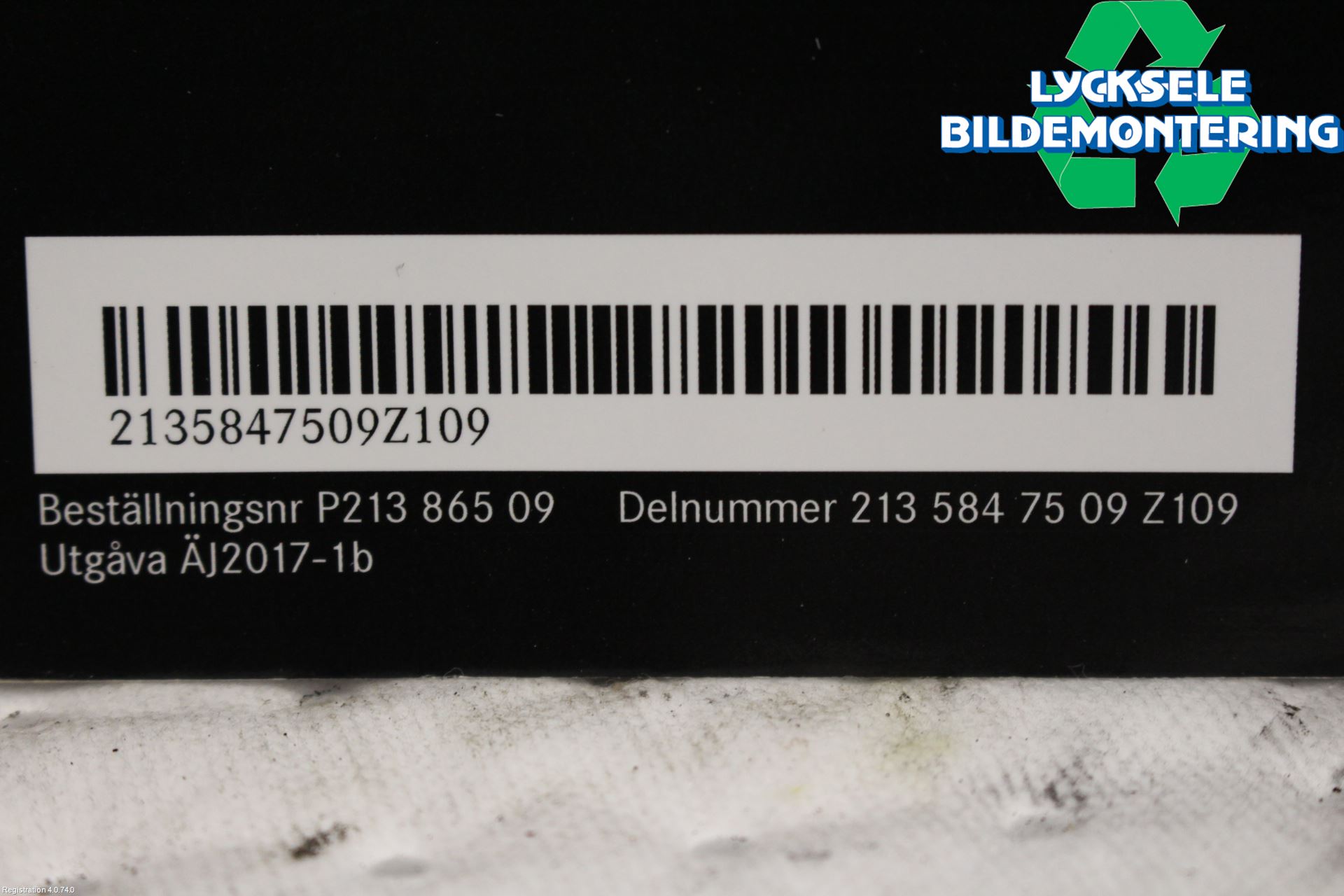 Mercedes-Benz MB E-KLASS (W213) 16-23 Instruktionsbok