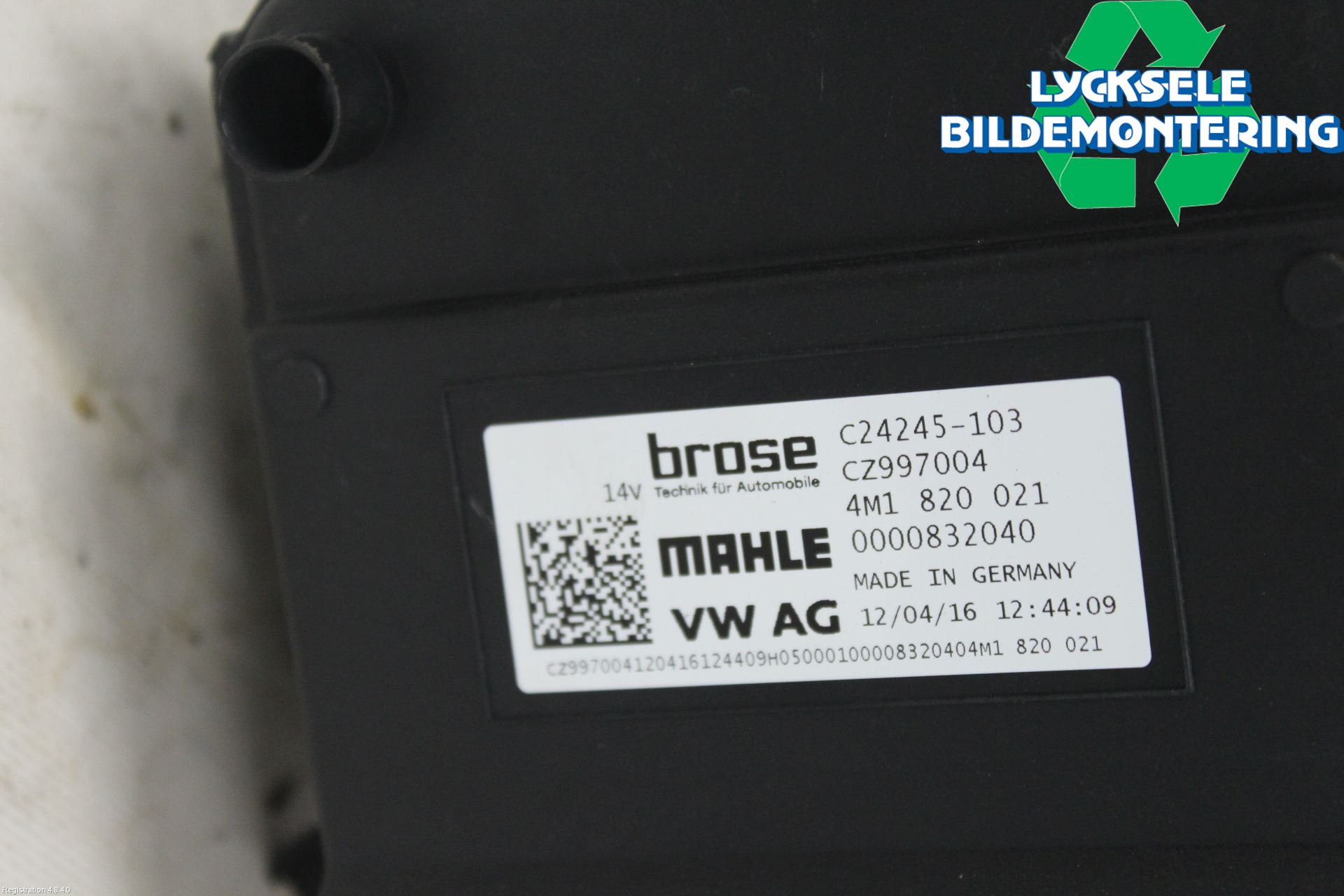 Audi A4/S4 B9 16-19 Ac Värmefläkt