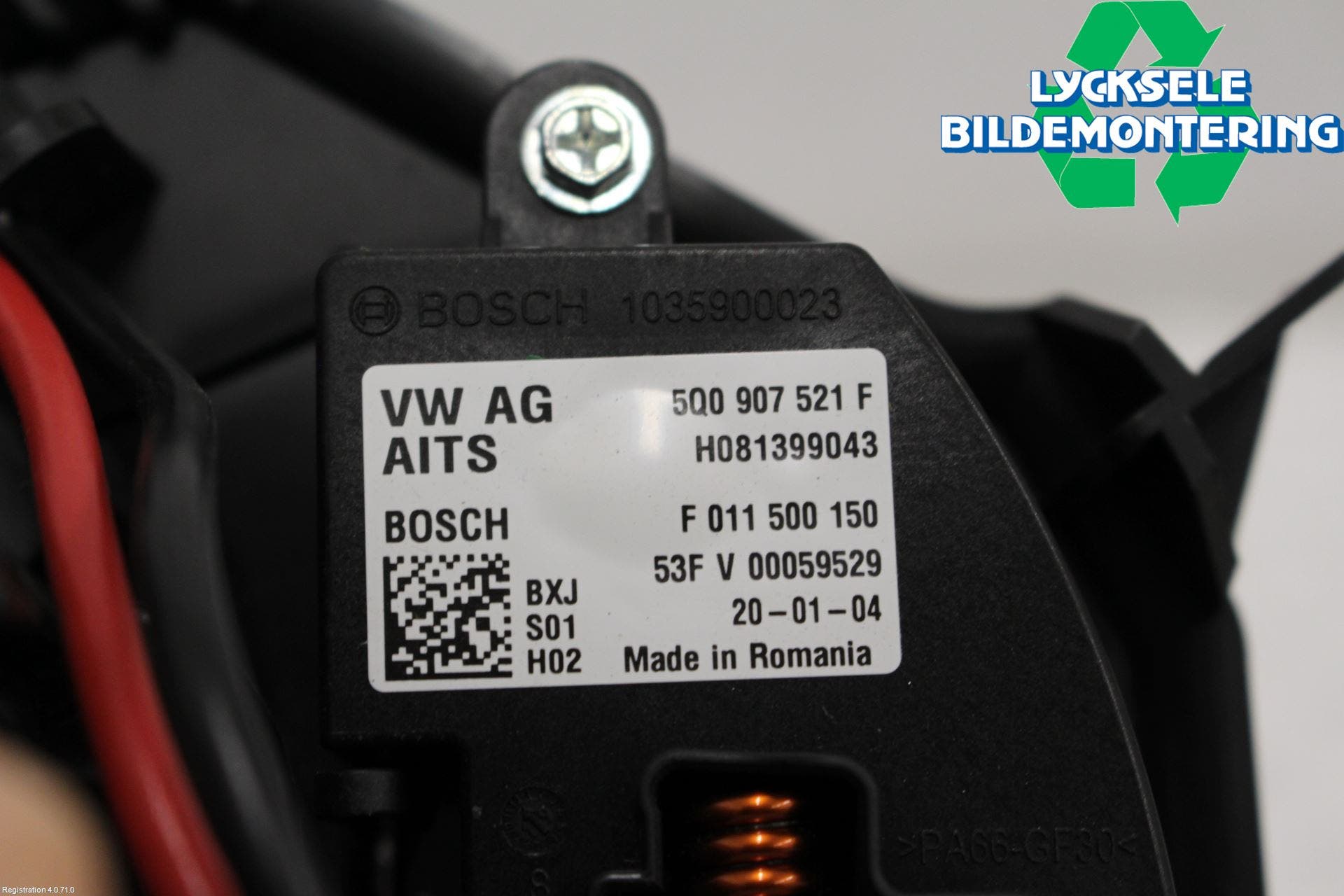 Volkswagen VW TRANSP/CARAVELLE (T6) 16-22 Värmefläkt