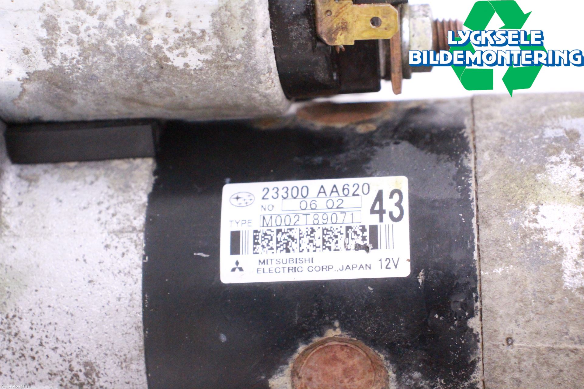 Subaru OUTBACK 10-15 Startmotor Diesel