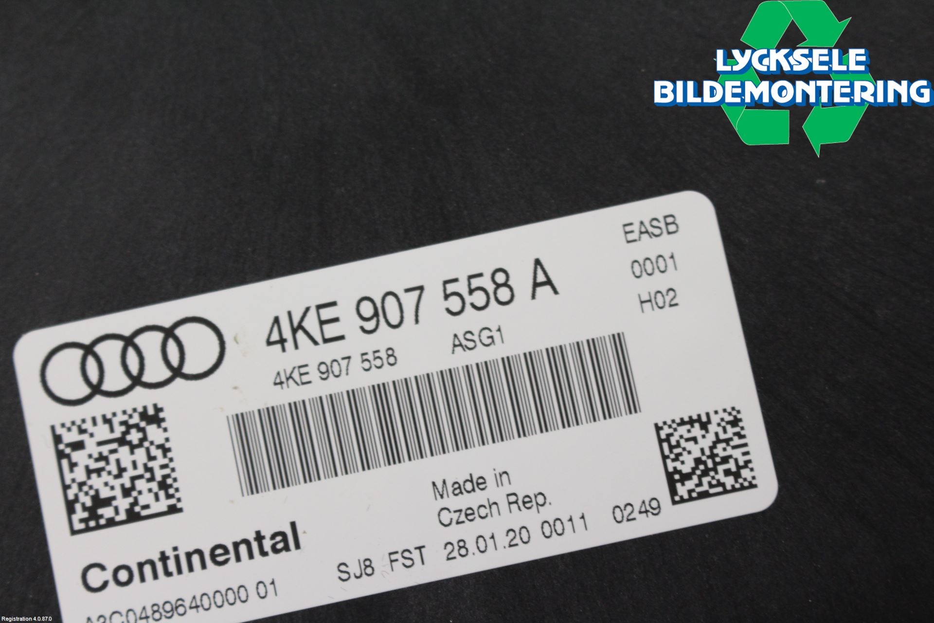 Audi E-TRON, S GE 19- Styrenhet Elmotor