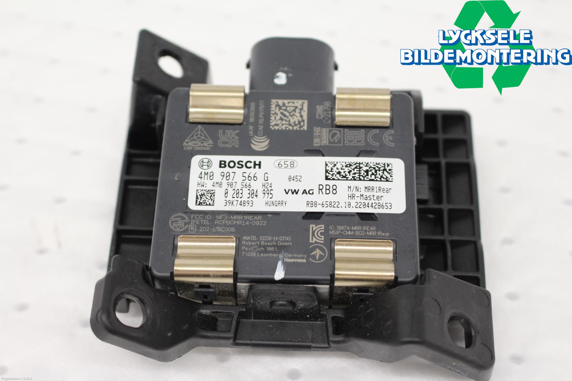 Audi A4/S4 B9 20- Sensor Aktivt Kollisionsskydd