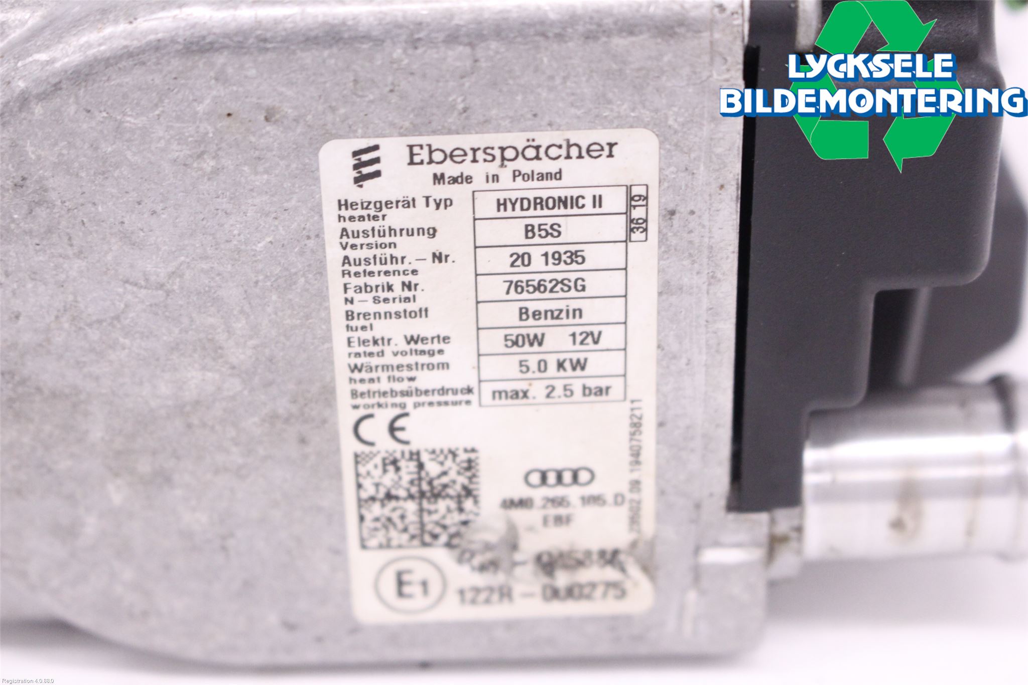 Audi A4 ALLROAD 17- Bensinvärmare