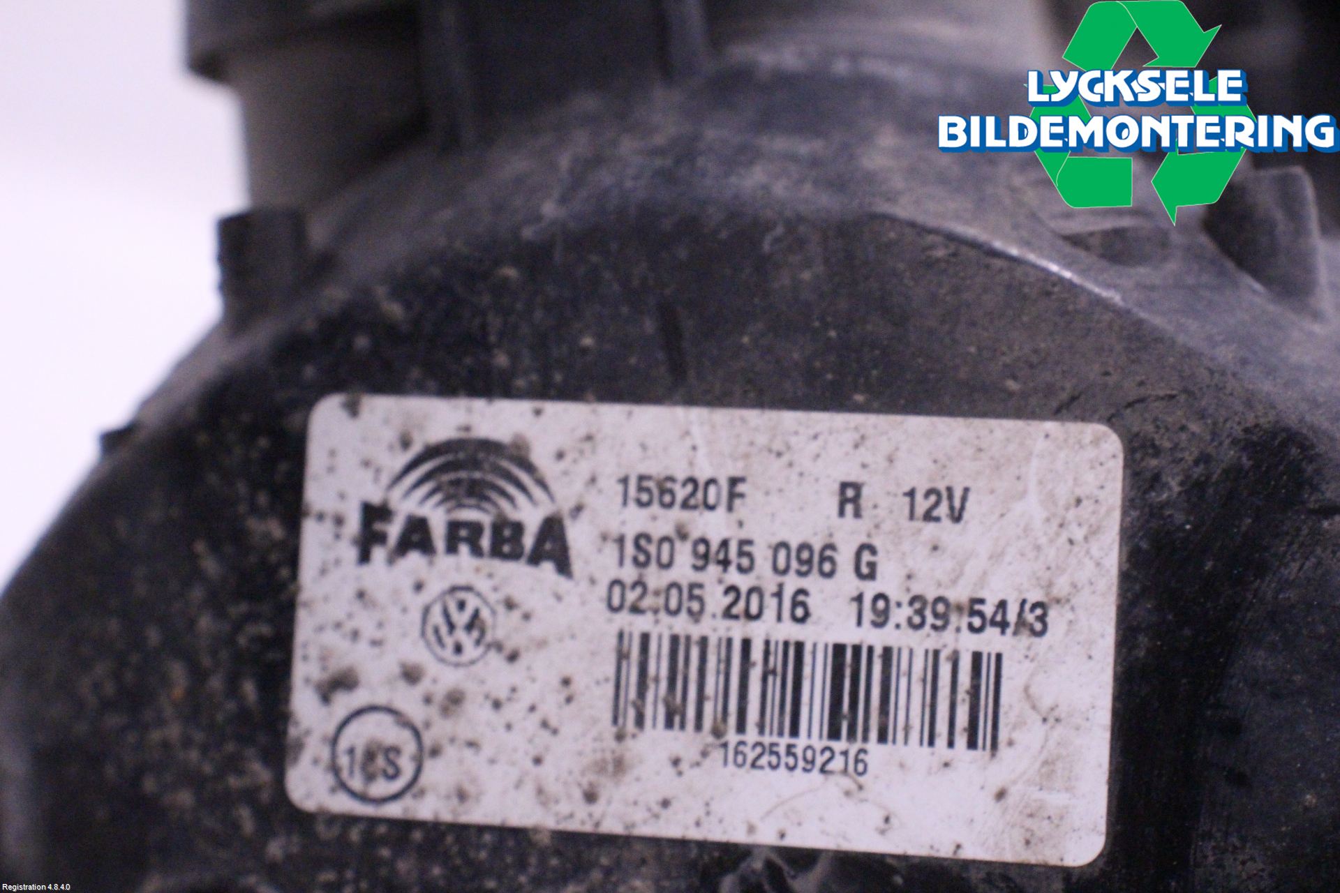 Volkswagen VW UP! / E-UP! Bakljus Höger