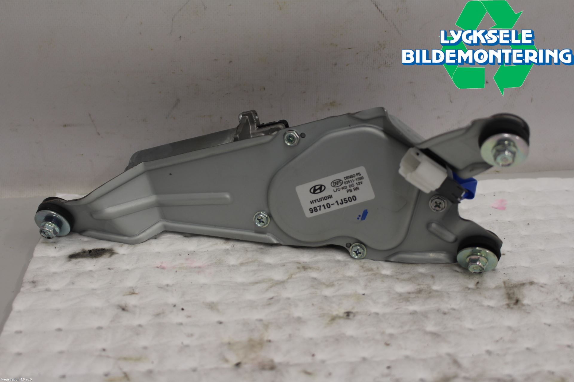 Hyundai i20 PB 09-14 Torkarmotor Baklucka