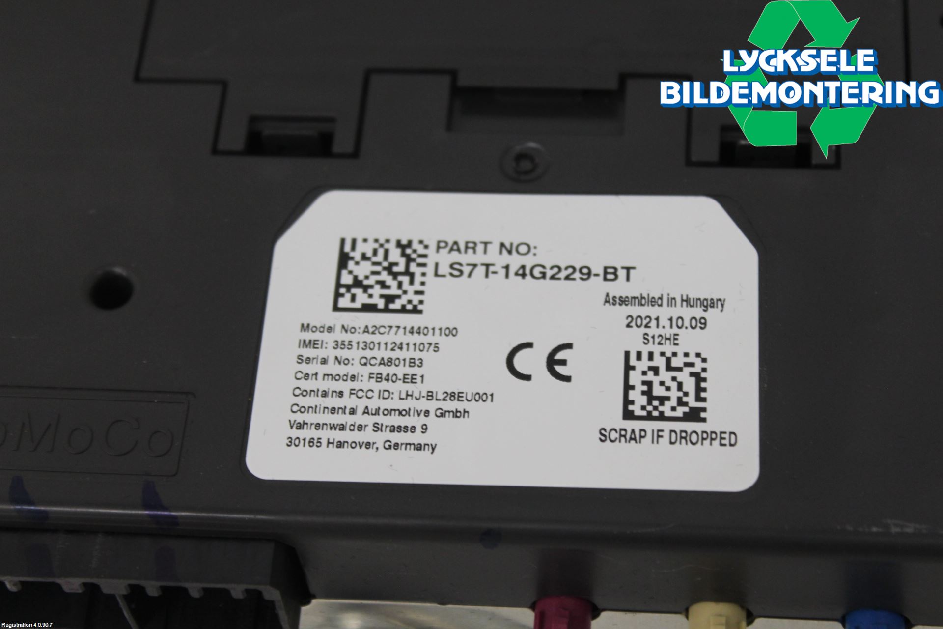 Ford MONDEO 15-22 Styrenhet Övrigt