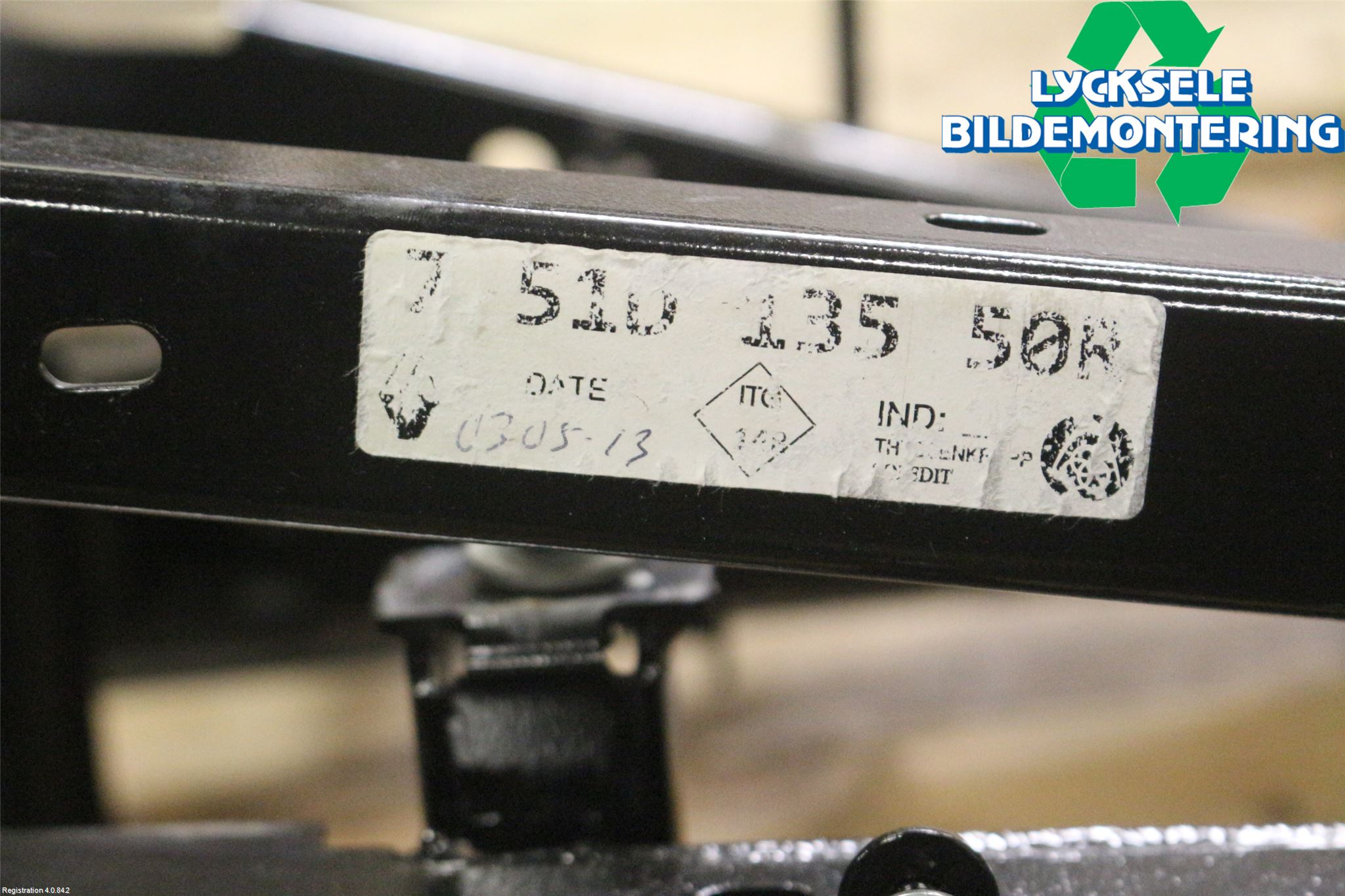 Renault KANGOO II 08-14 Motorbalk