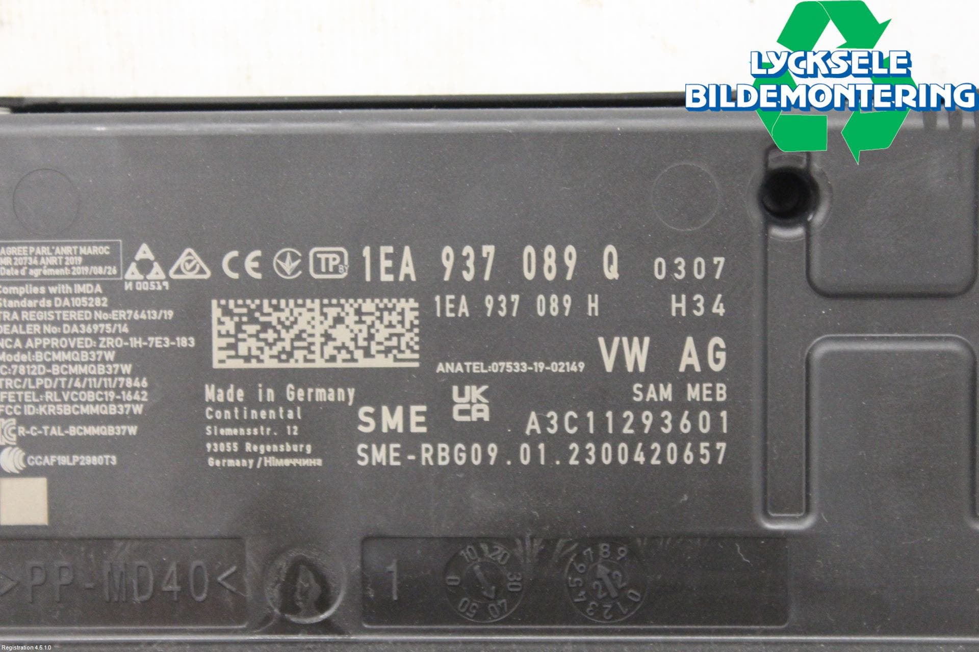 Volkswagen VW ID.4 21- Komfort Styrdon