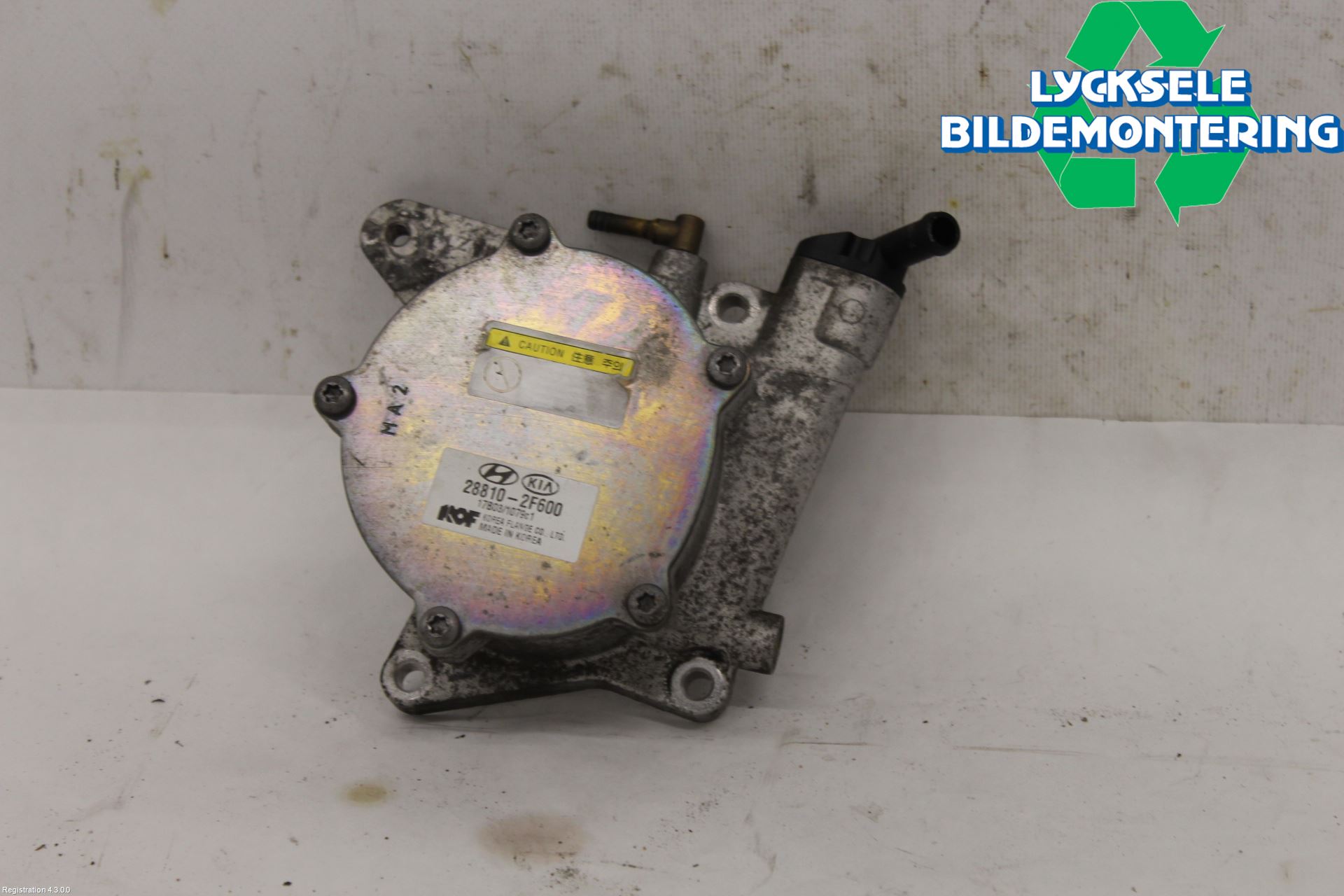 Kia SPORTAGE (QL) 16-21 Vakuumpump