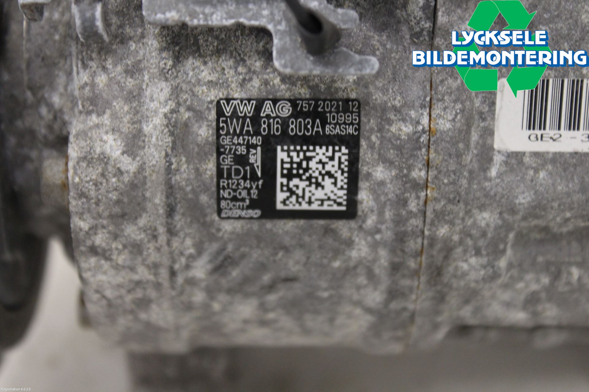 Volkswagen VW GOLF / E-GOLF VIII 20- Ac Kompressor