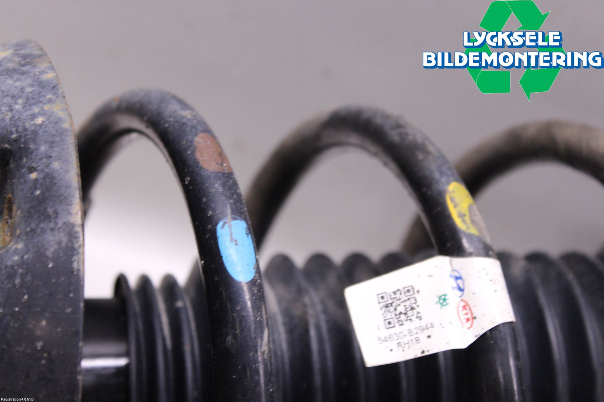 Kia SOUL 09- Fjäderben Fram Vänster