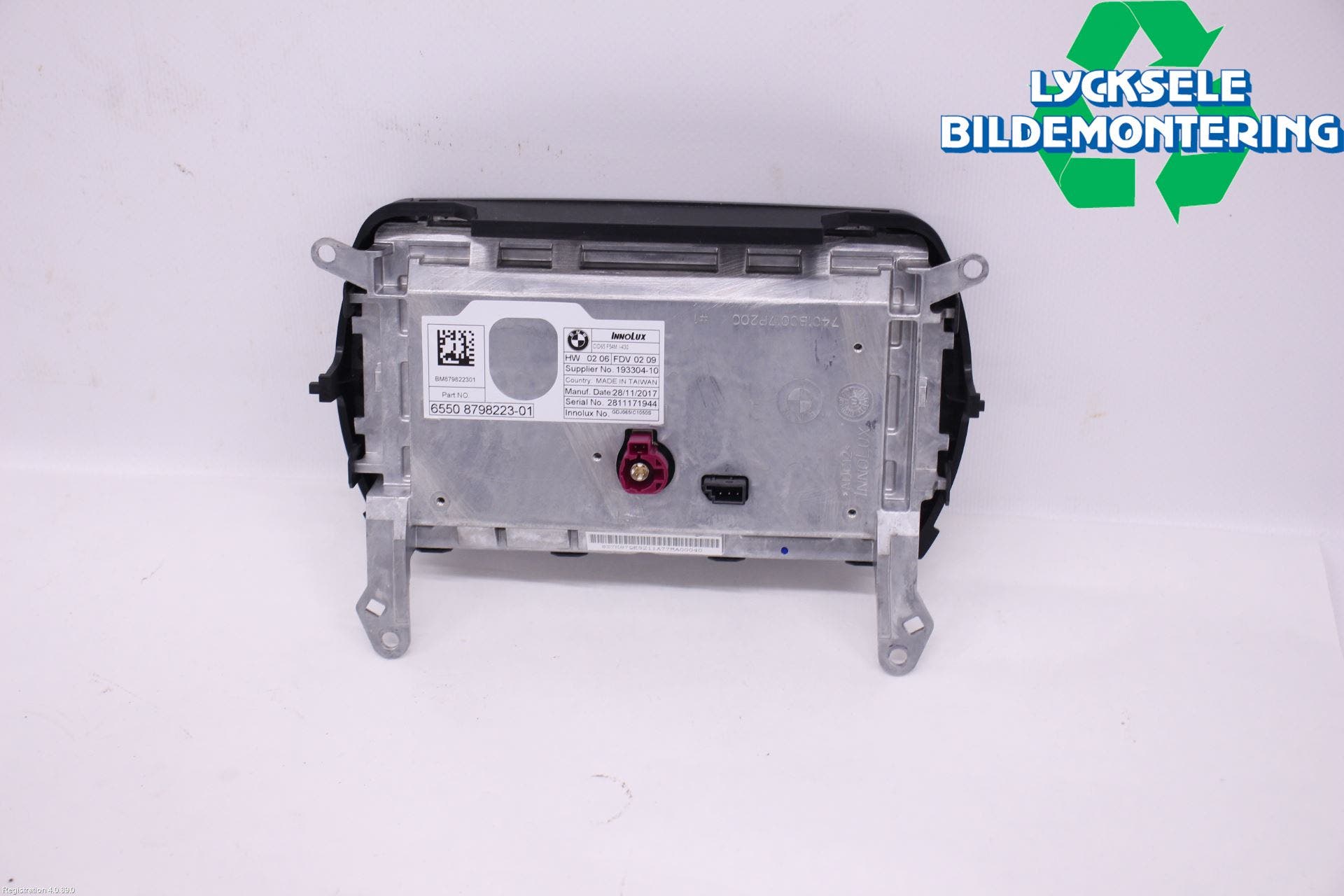 Mini COOPER CLUBMAN F54 16- Bildskärm