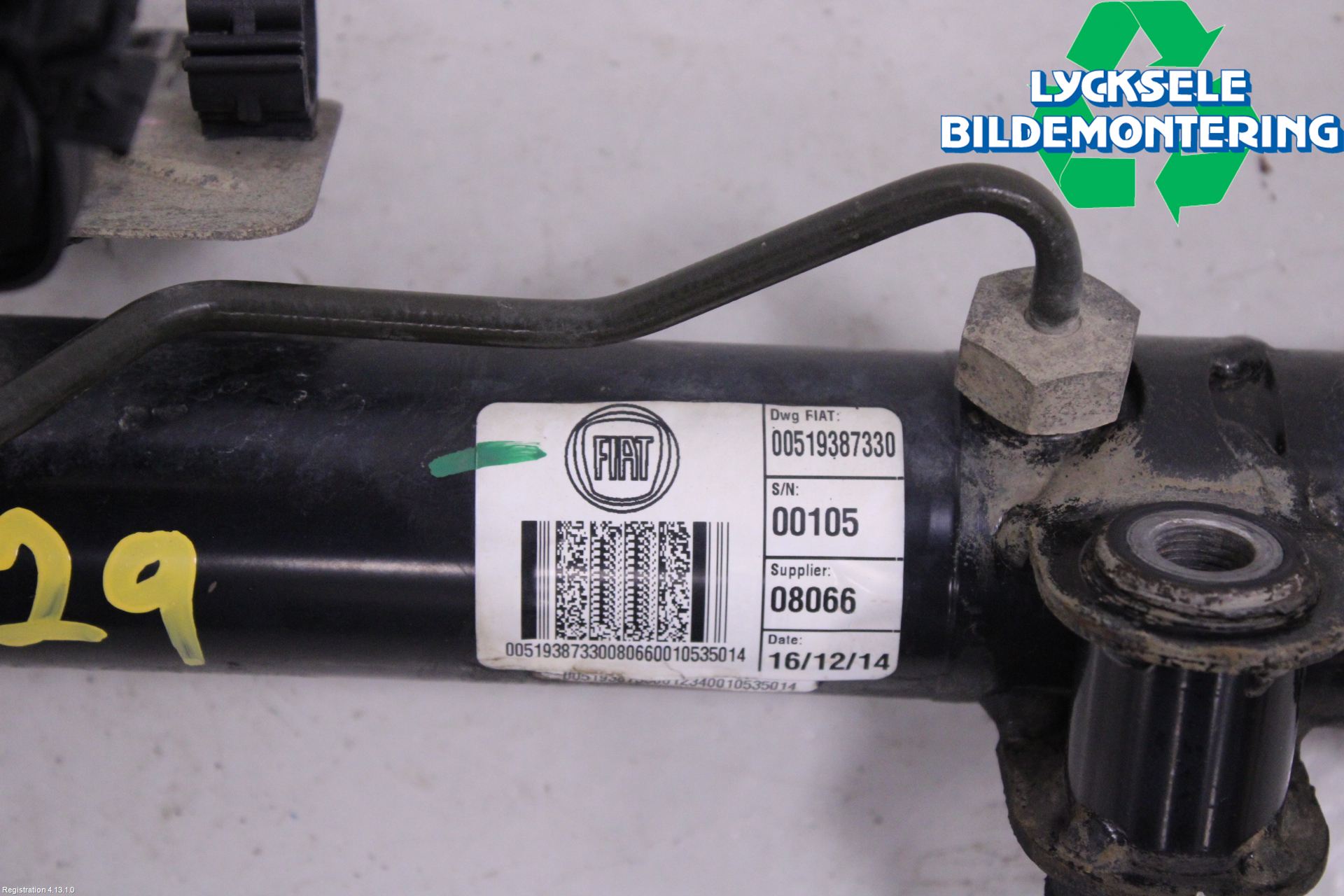 Fiat DOBLO CARGO Styrväxel Servo -Snäcka