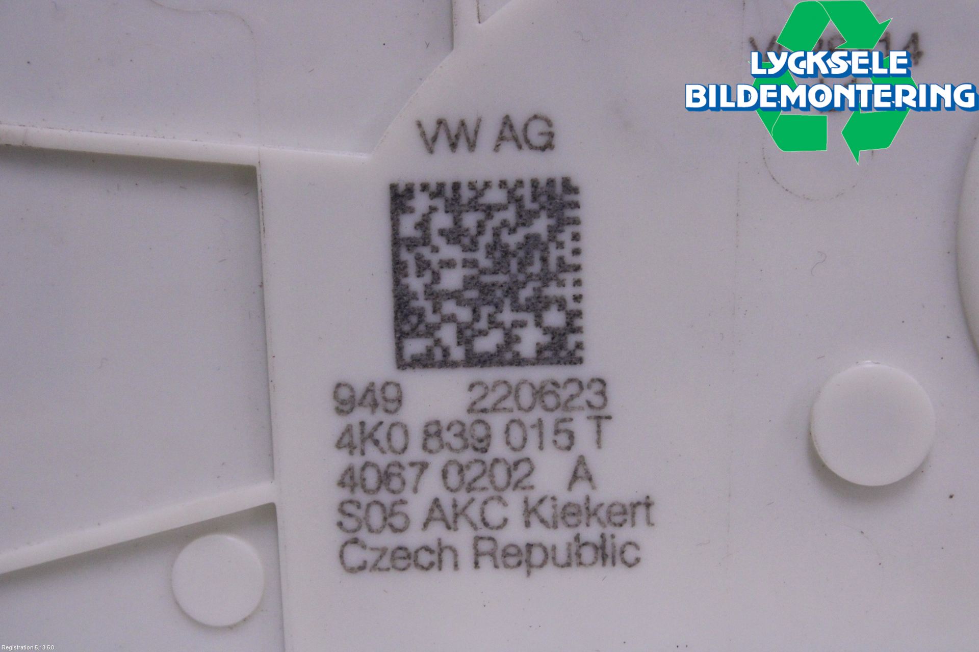 Volkswagen VW ID.4 21- Låskista-Dörrlås