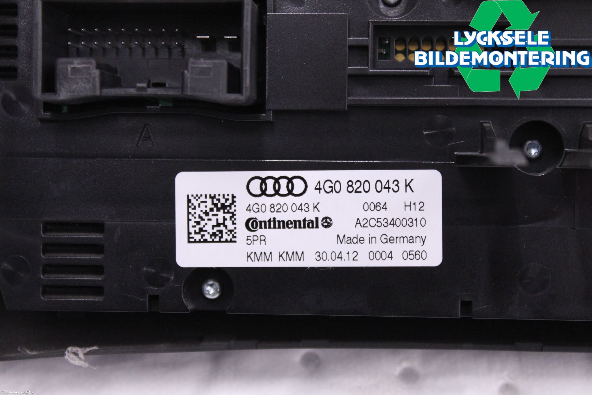 Audi A6/S6 4G 11-18 Ac Styrenhet Ac Manöveren