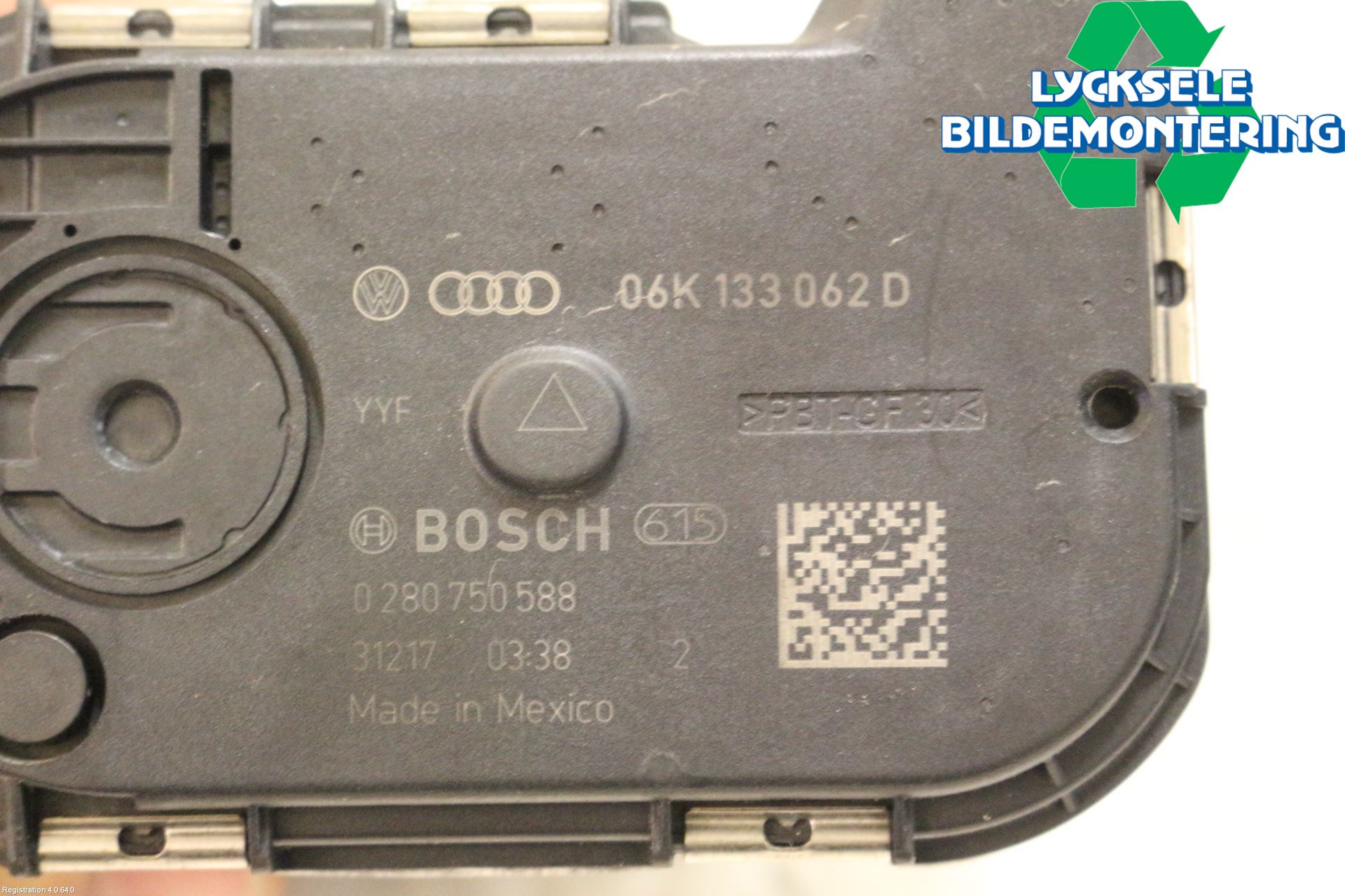 Volkswagen VW SCIROCCO 09-17 Injspjällhus