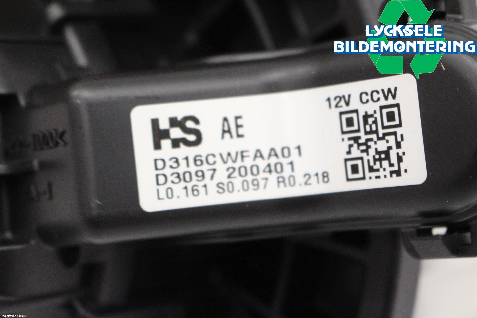 Kia NIRO (DE) 17-22 Ac Värmefläkt