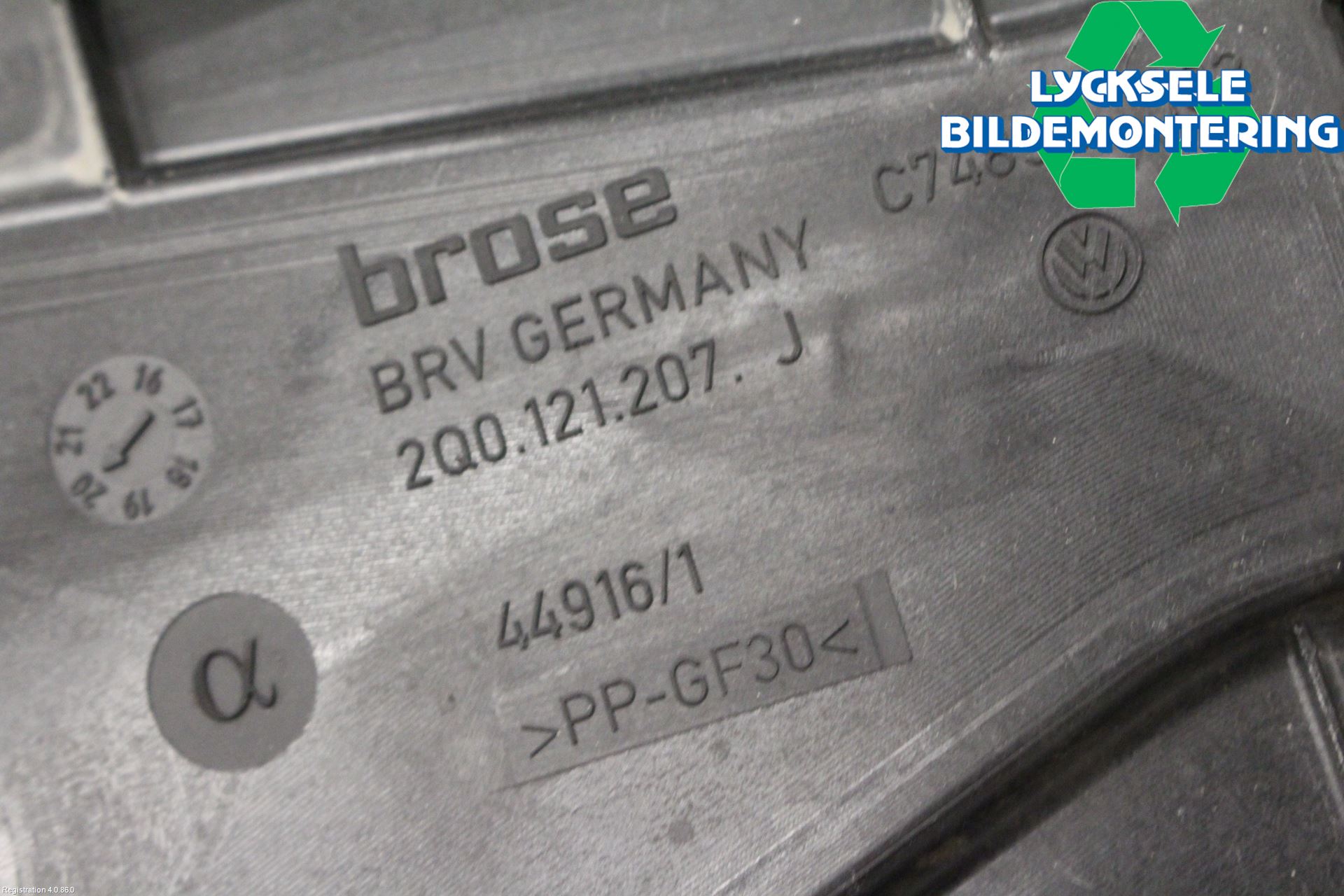 Audi A1 19- Kylfläkt El