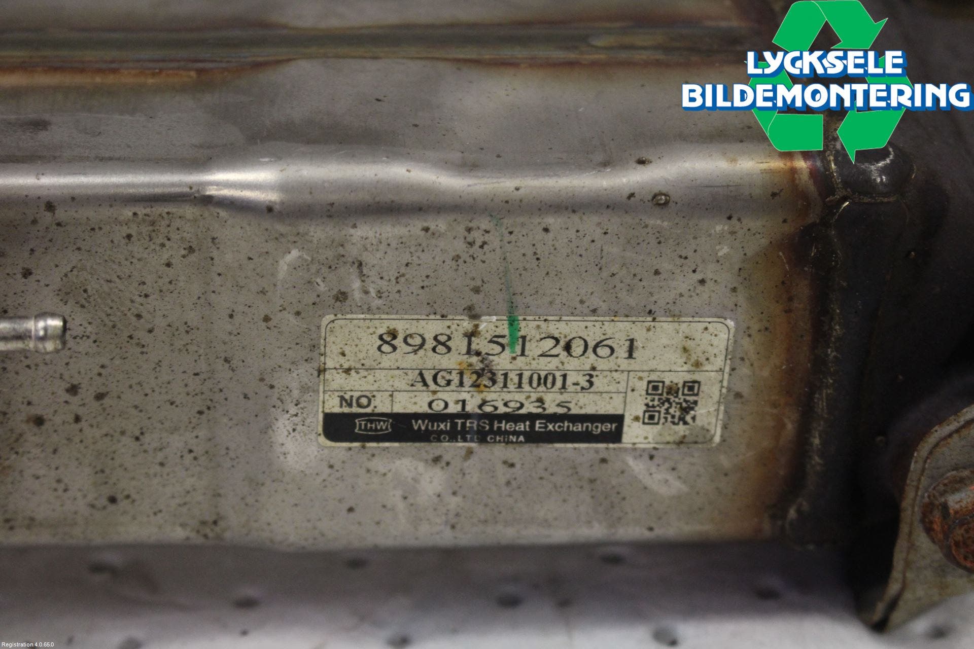 Isuzu D-MAX Avgaskylare