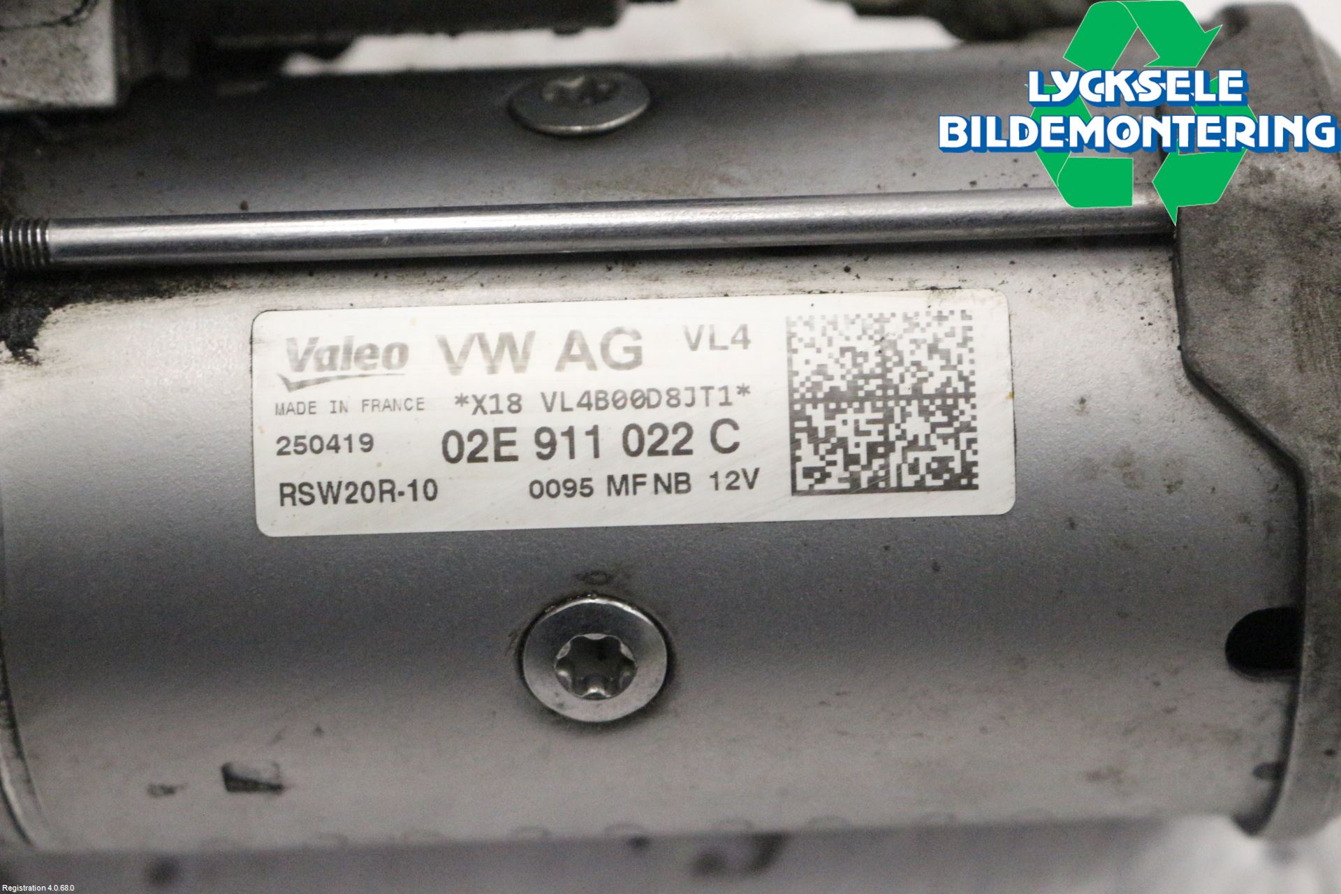 Volkswagen VW PASSAT 15-19 Startmotor Diesel