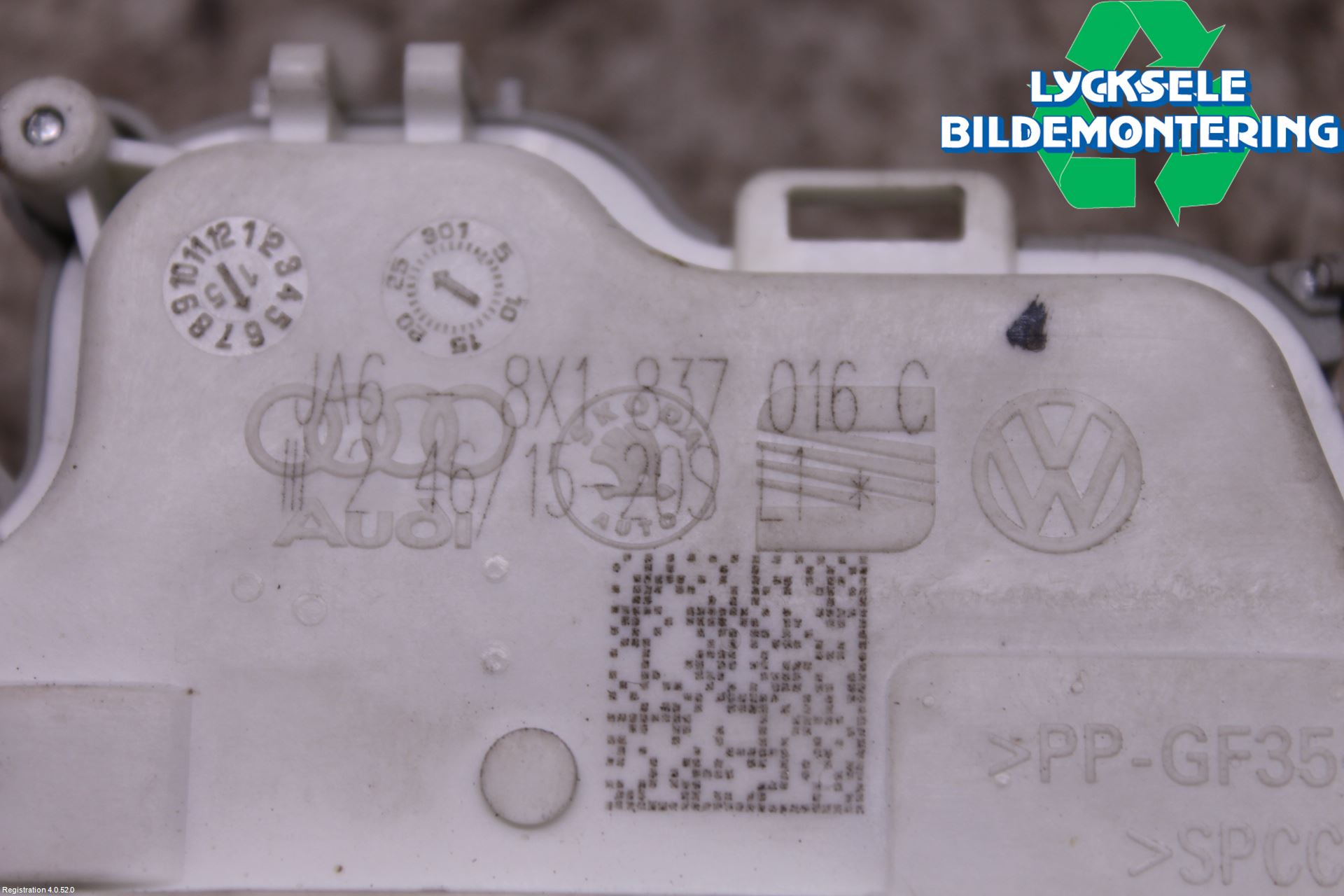 Audi A4/S4 B9 16-19 Låskista-Dörrlås