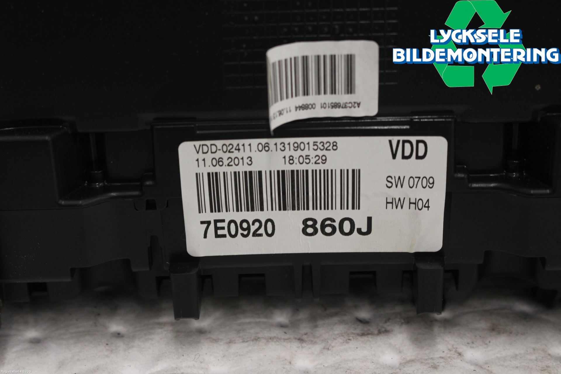 Volkswagen VW TRANSP/CARAVELLE (T5) 04-15 Instrument Komb