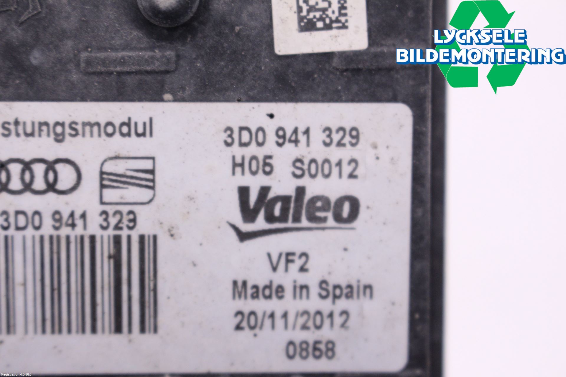 Volkswagen VW GOLF / E-GOLF VII 13-20 Styrenhet Strålkastare