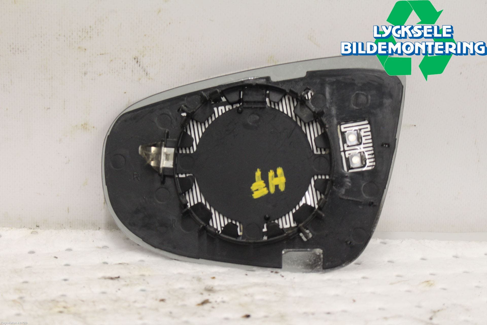 Volkswagen VW TOURAN 03-10 Spegelglas Hö