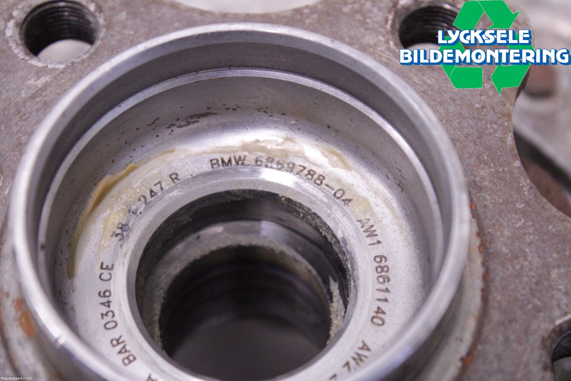 BMW X3 G01 18- Hjullagerhus-Spindel Hö B