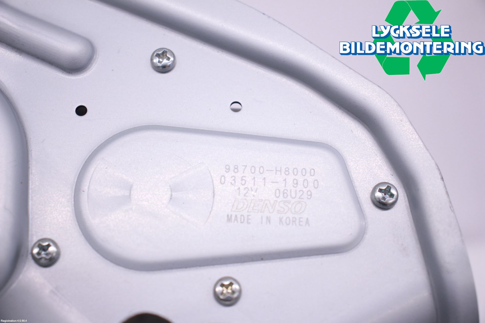 Kia RIO 17- Torkarmotor Baklucka