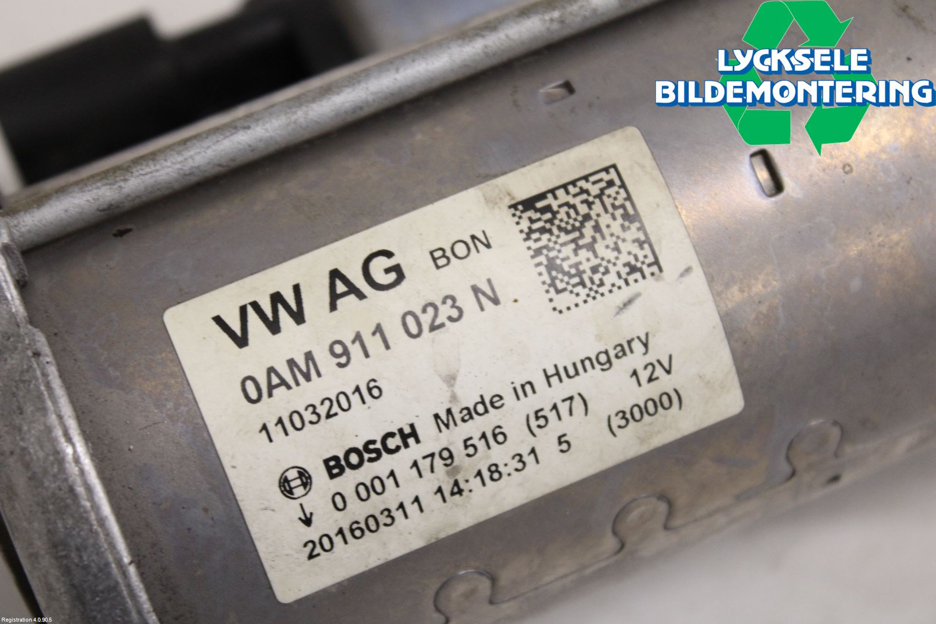 Volkswagen VW GOLF / E-GOLF VII 13-20 Startmotor