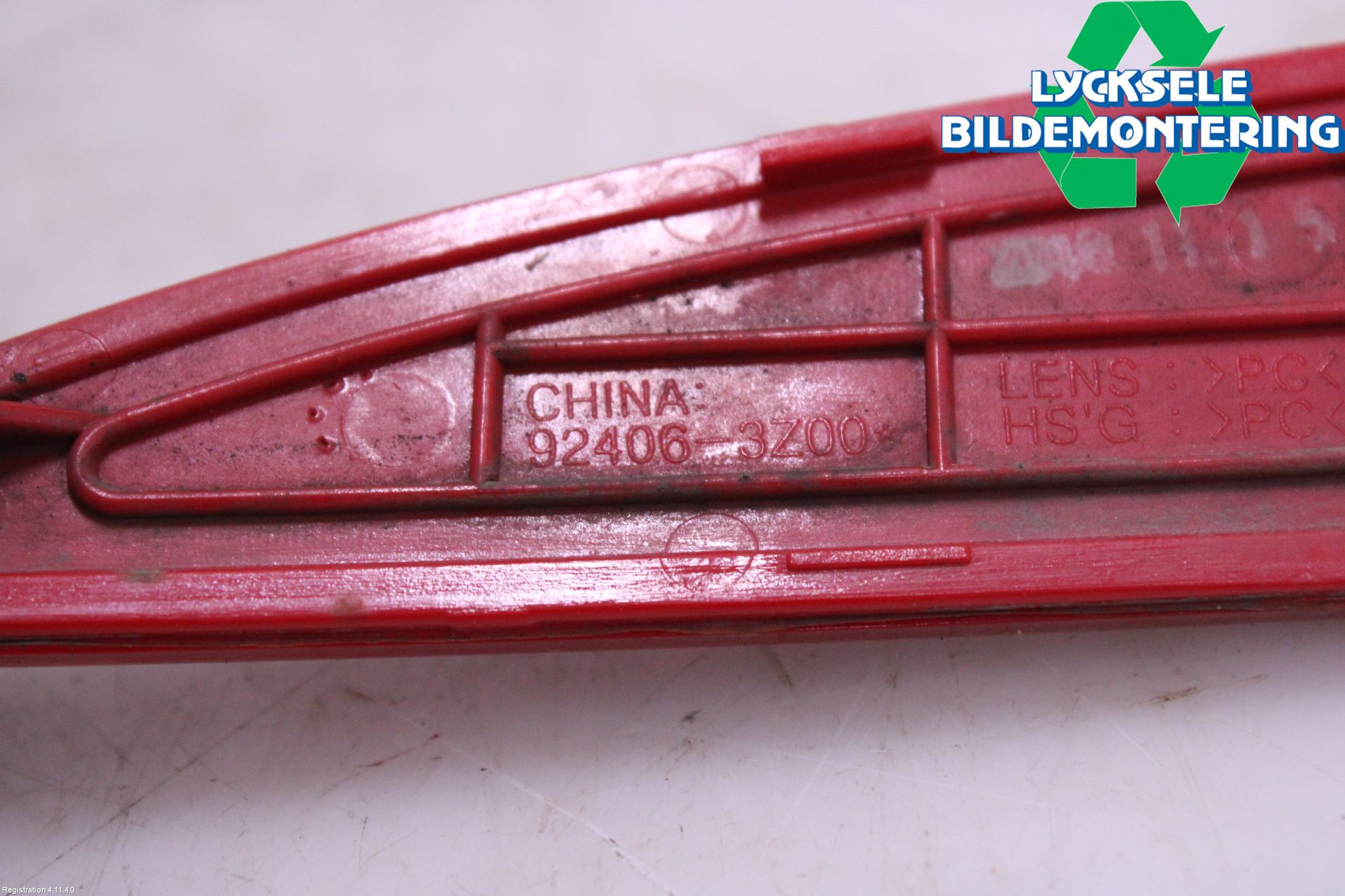 Hyundai i40 08-15 Dimljus/Reflex Bak